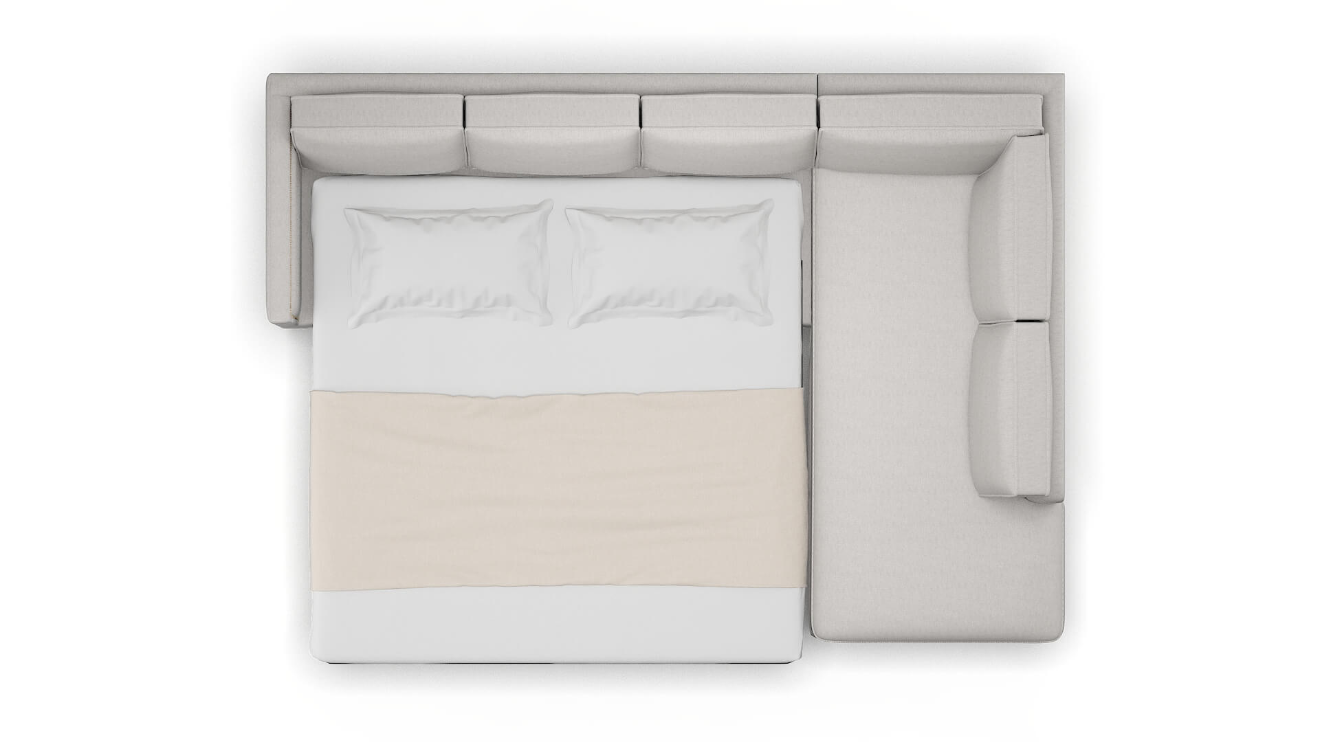 Alps Curious Spa Panel Sleeper Espresso legs 3