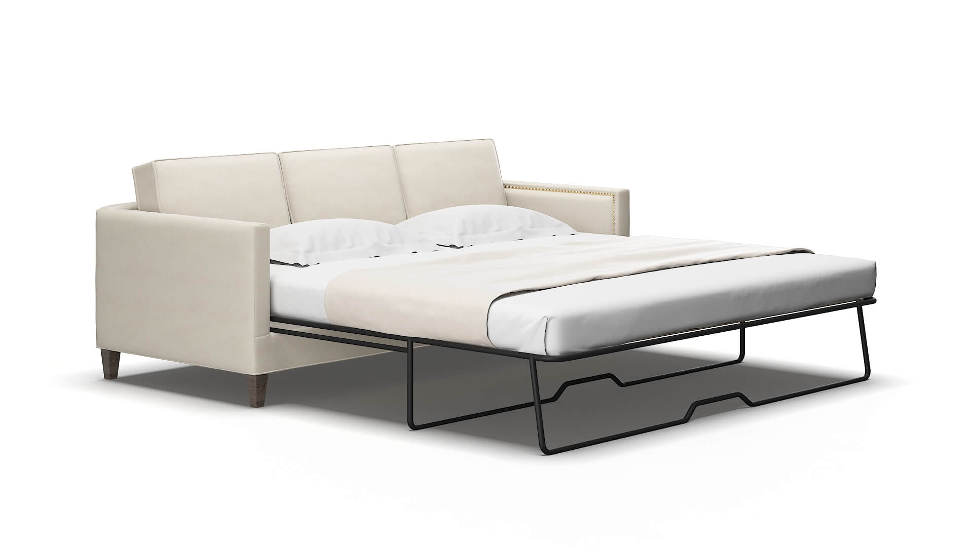 Alps Dawson sand Sofa sleeper Espresso Legs  2