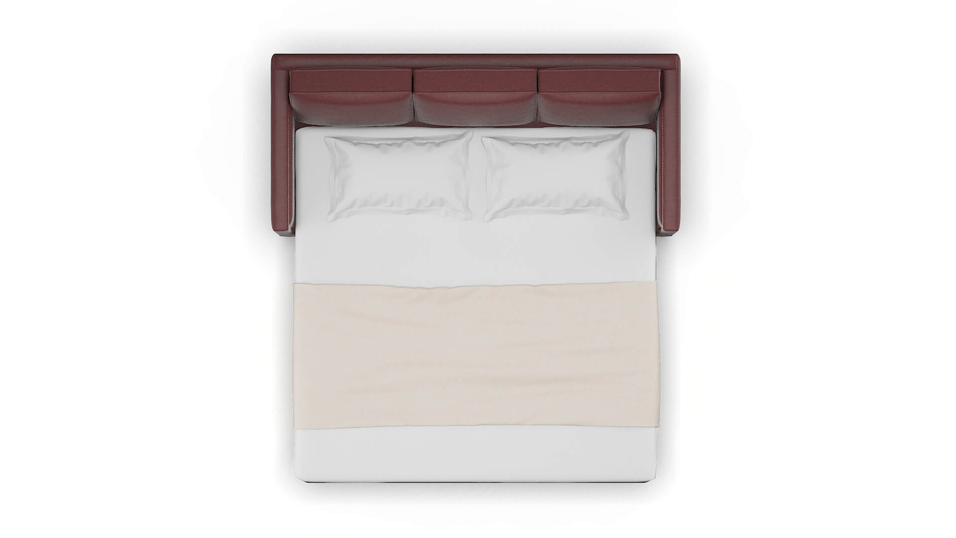 Alps Derby Berry Sofa Sleeper Espresso legs 3