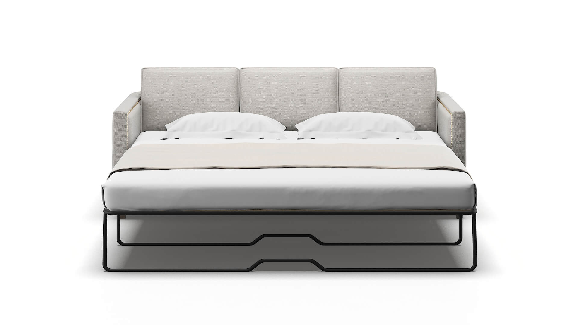 Alps Derby Grey Sofa Sleeper Espresso legs 1