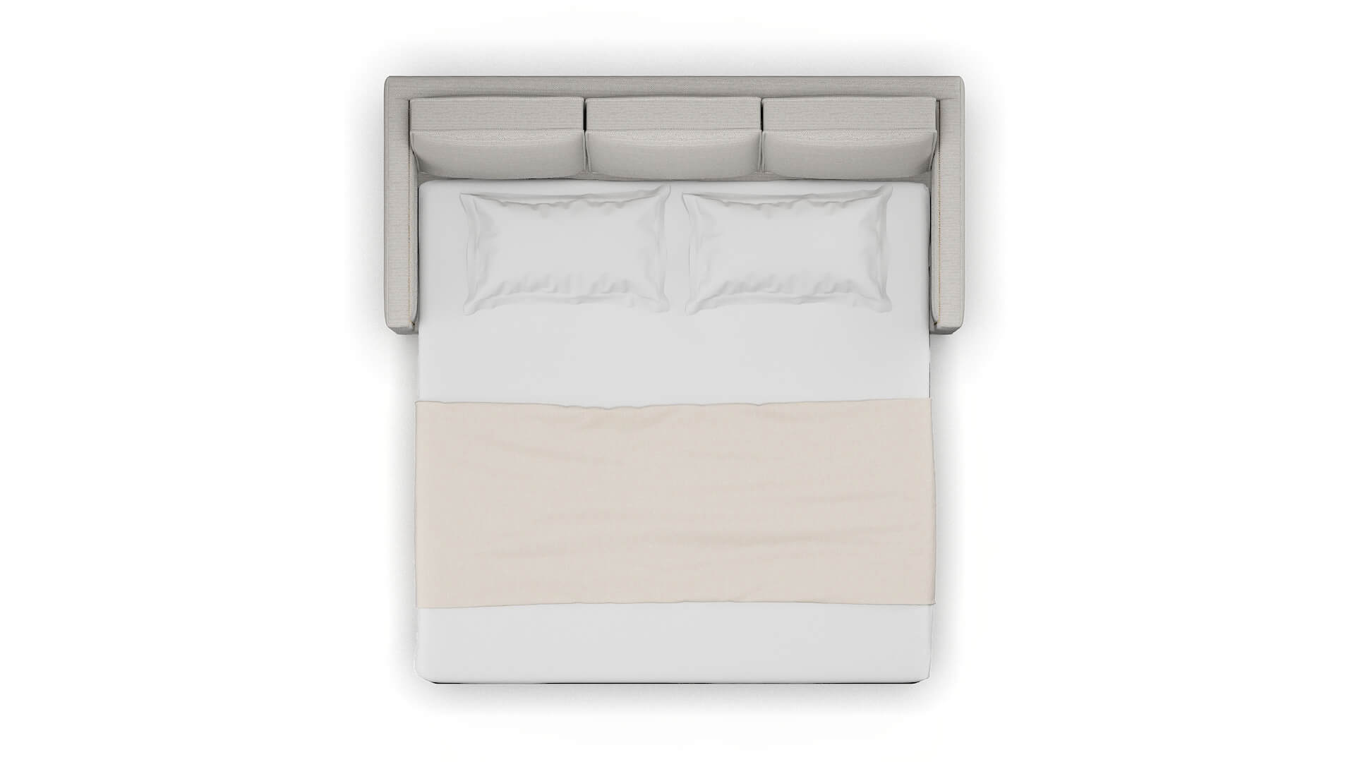 Alps Derby Grey Sofa Sleeper Espresso legs 3