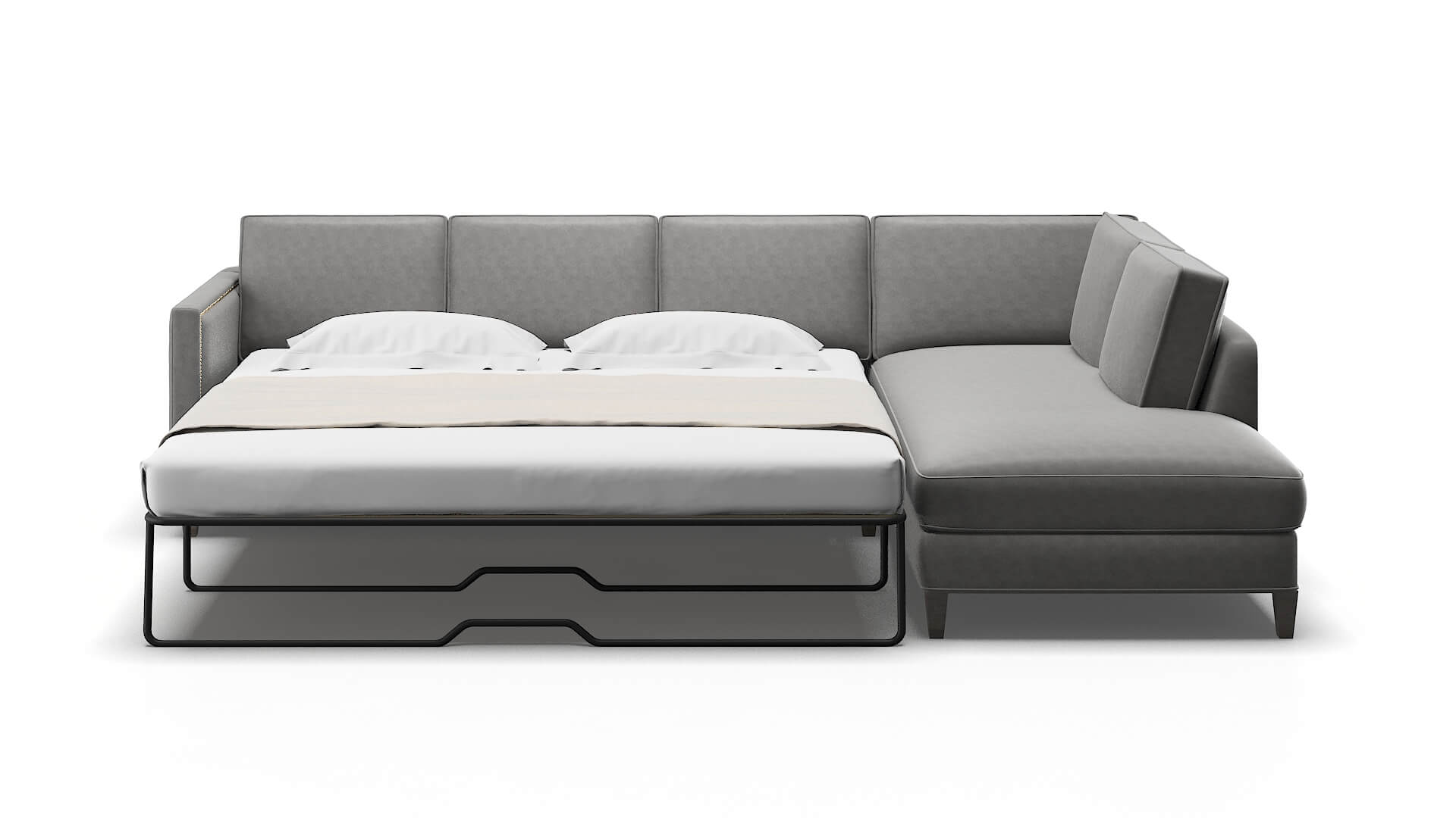 Alps Dream_d Charcoal Panel Sleeper Espresso legs 1