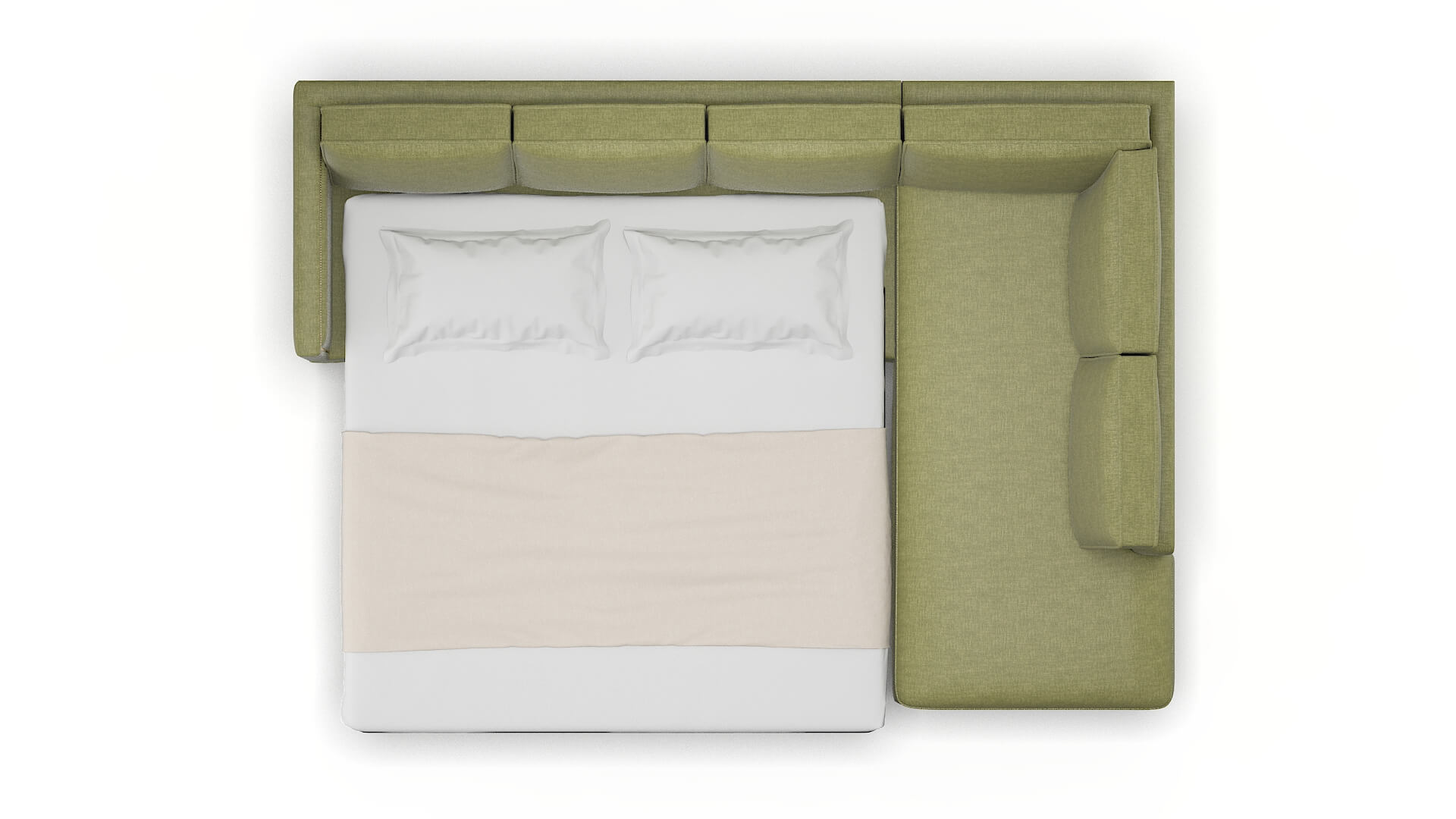 Alps Dream_d Forest Panel Sleeper Espresso legs 3