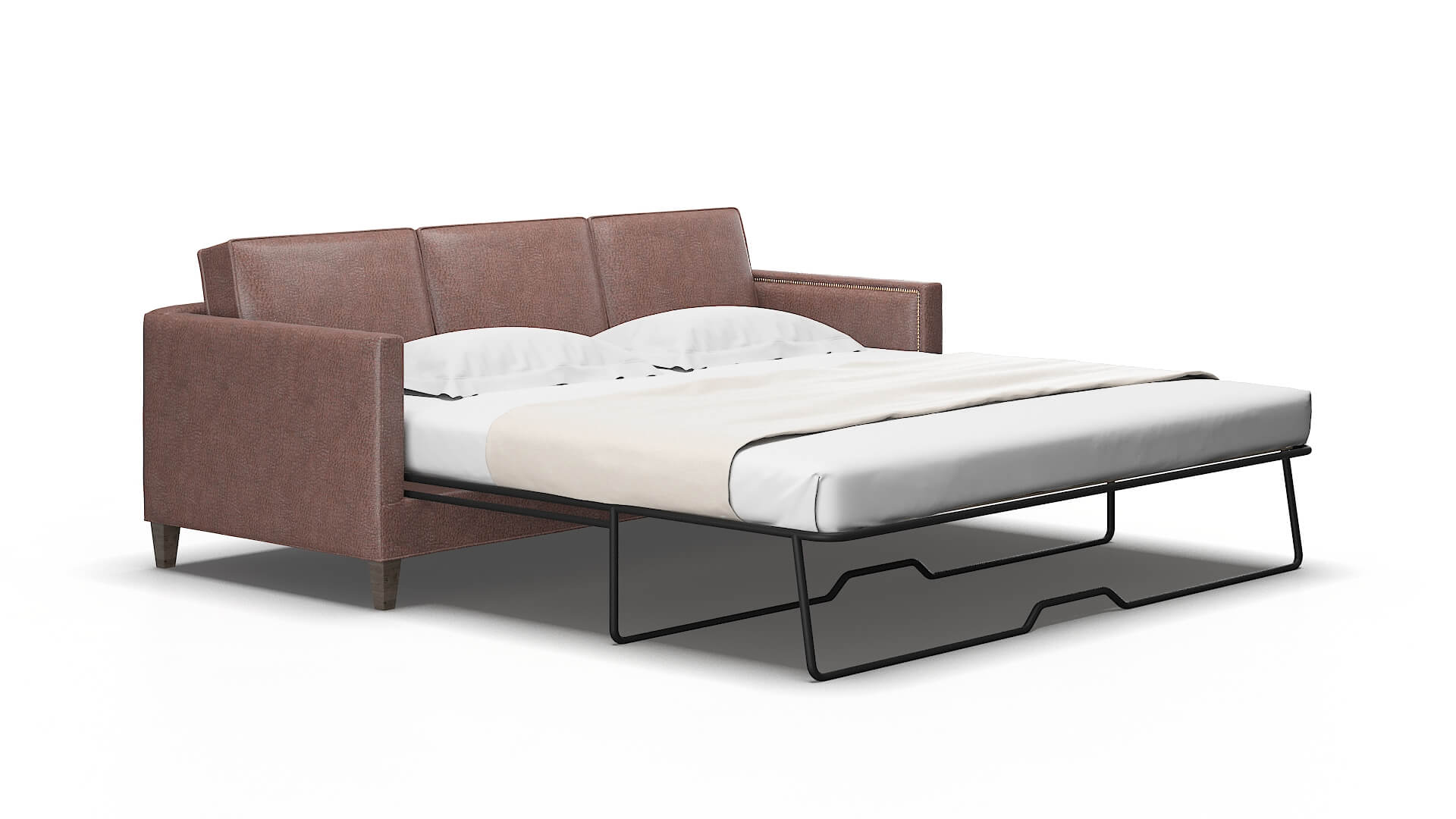 Alps Ford brown Sofa sleeper Espresso Legs  2