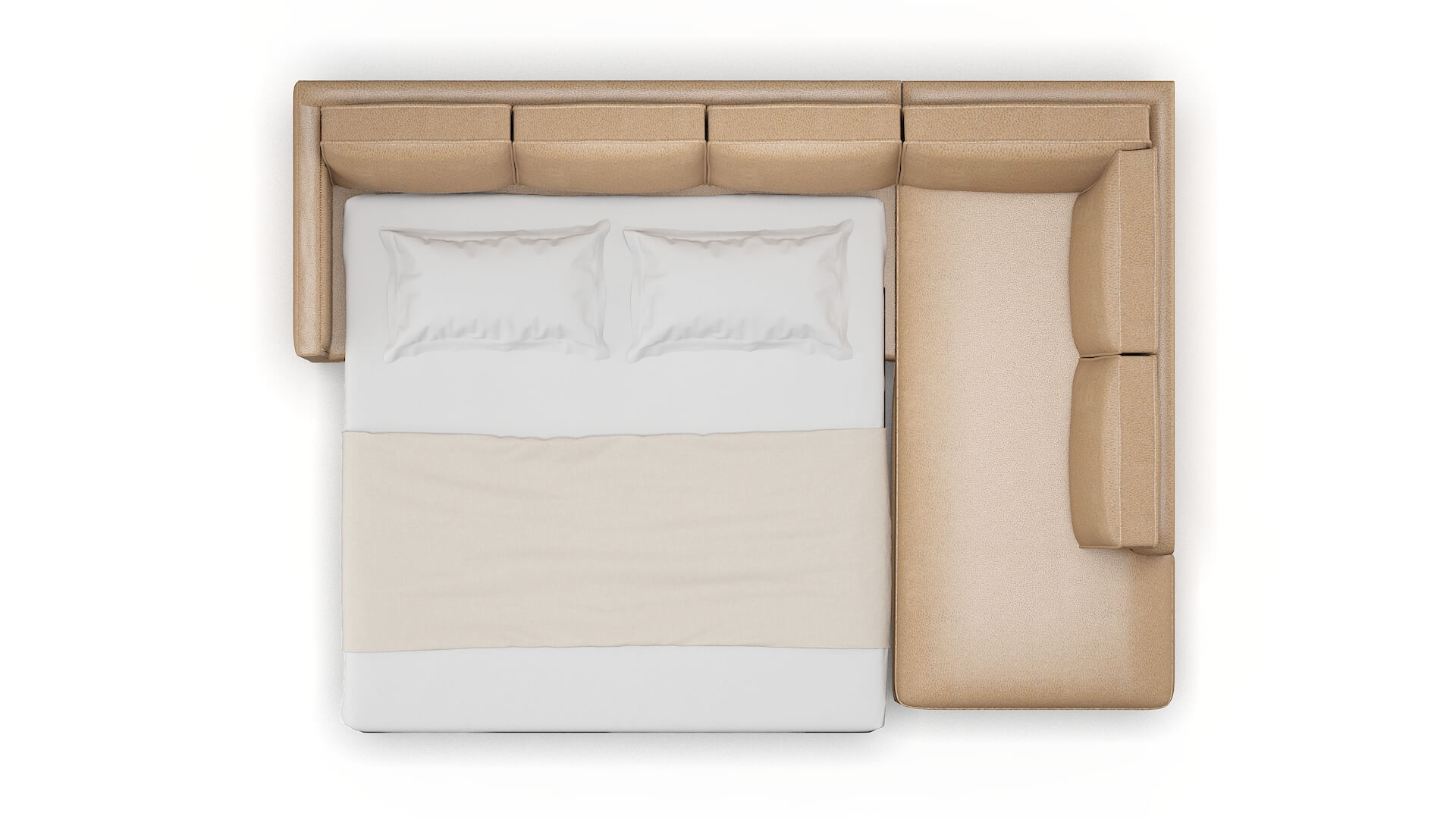 Alps Ford Dune Panel Sleeper Espresso legs 3