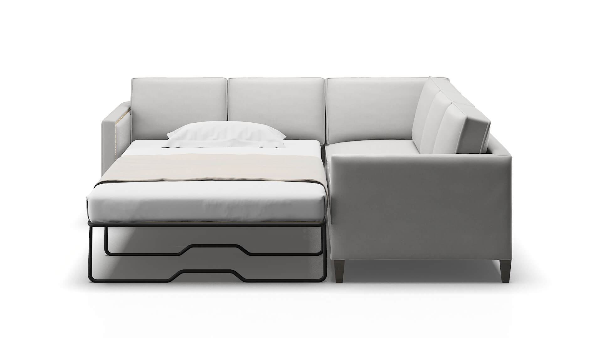 Alps Geo Sterling Sectional Sleeper Espresso legs 1