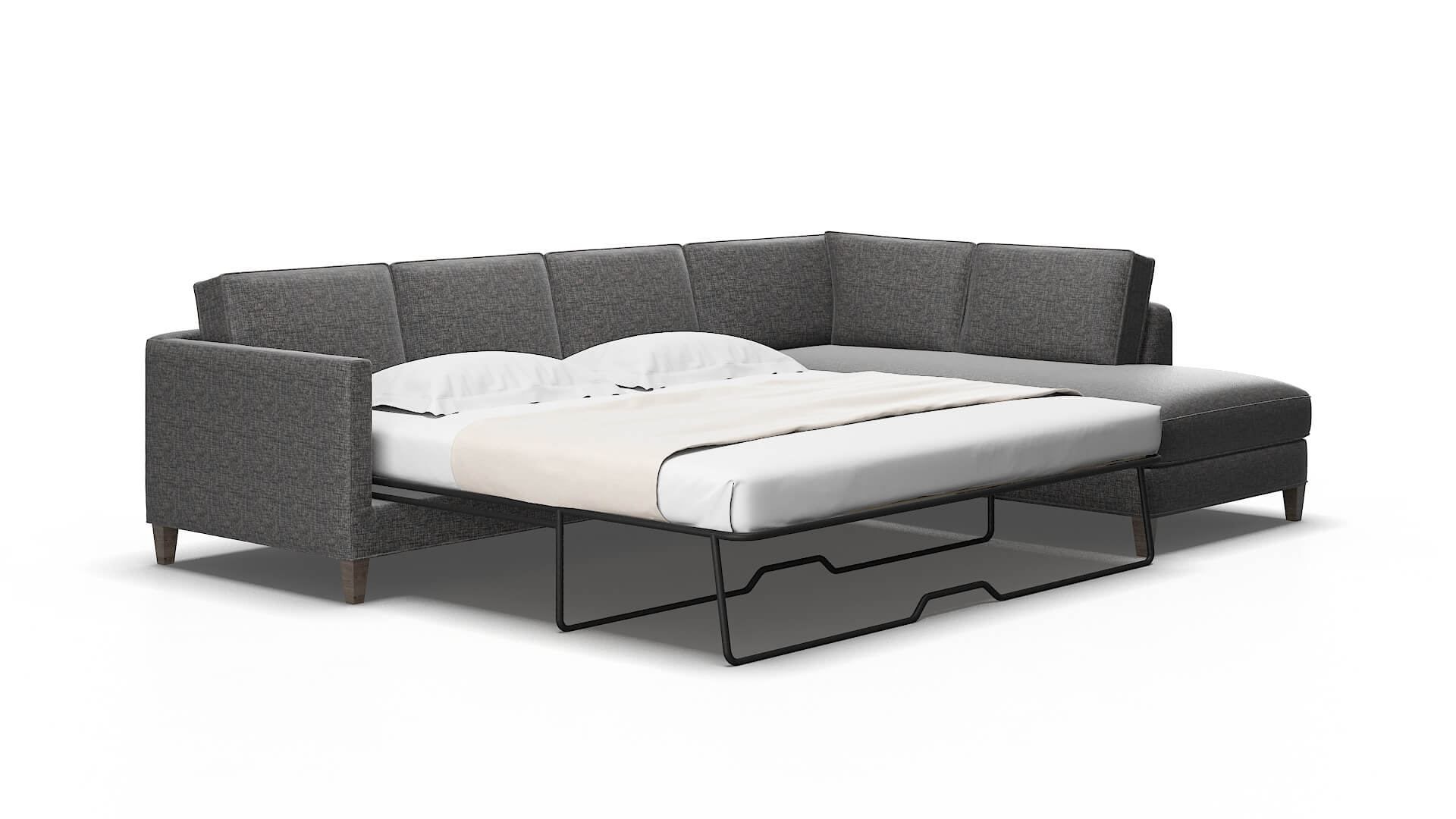 Alps Insight charcoal Panel sleeper Espresso Legs  2