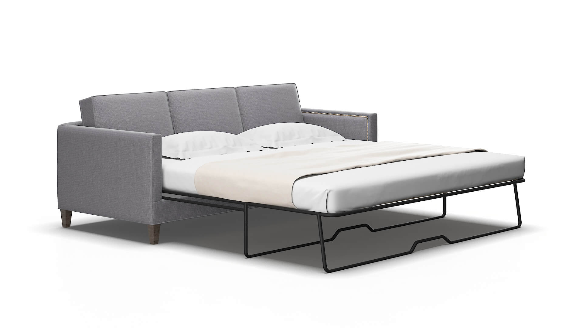 Alps Insight denim Sofa sleeper Espresso Legs  2