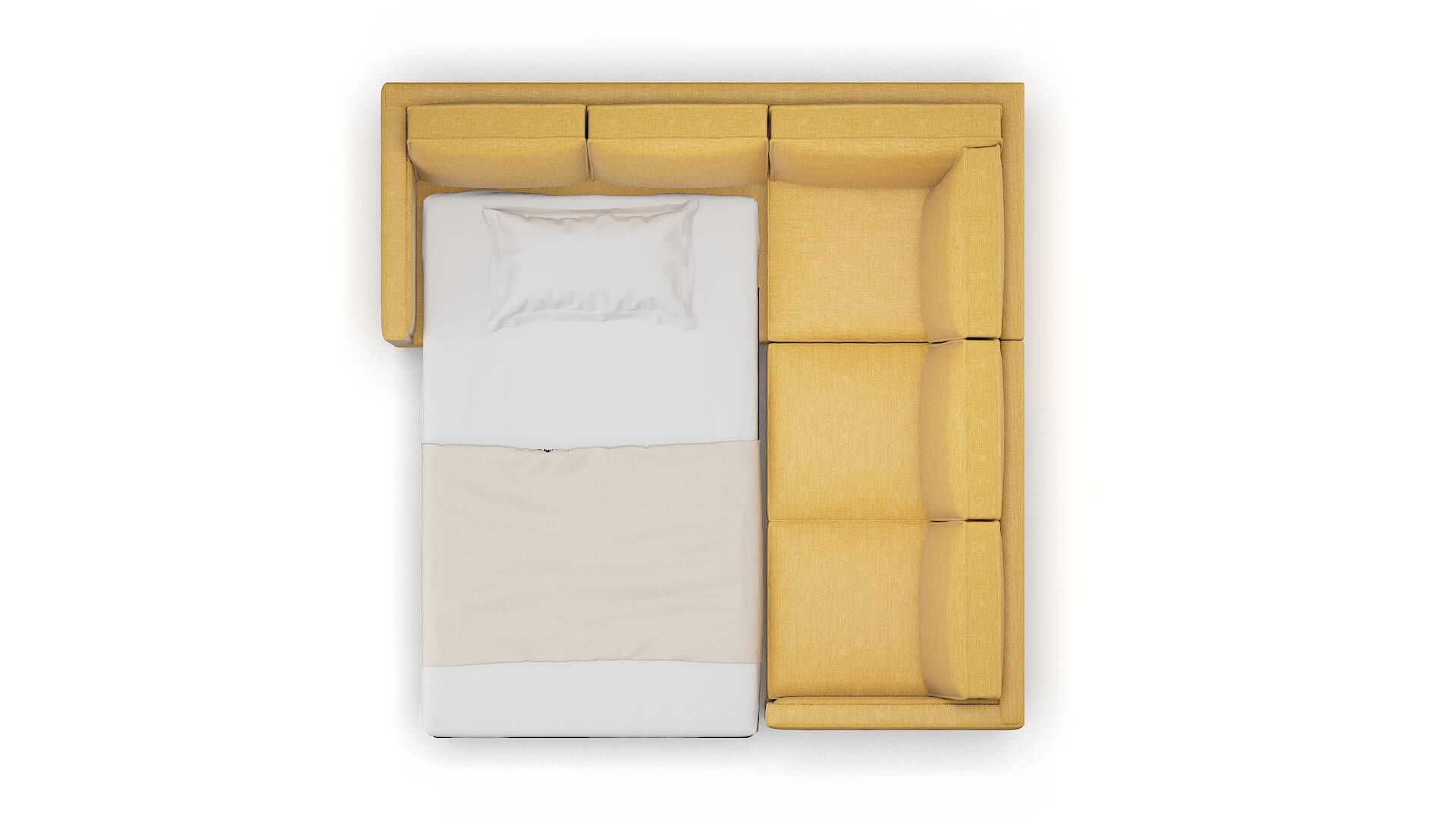 Alps Jade 400 Sectional Sleeper Espresso legs 3