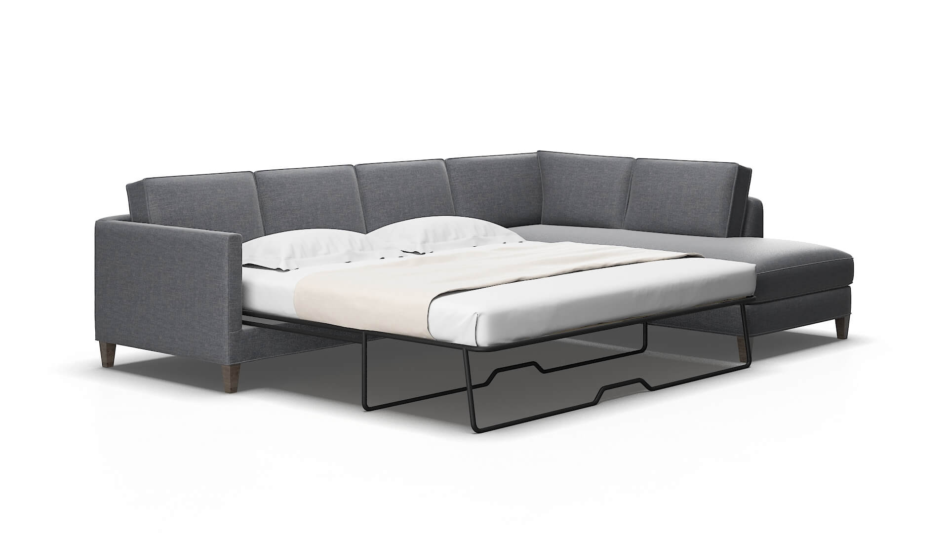 Alps Keylargo graphite Panel sleeper Espresso Legs  2