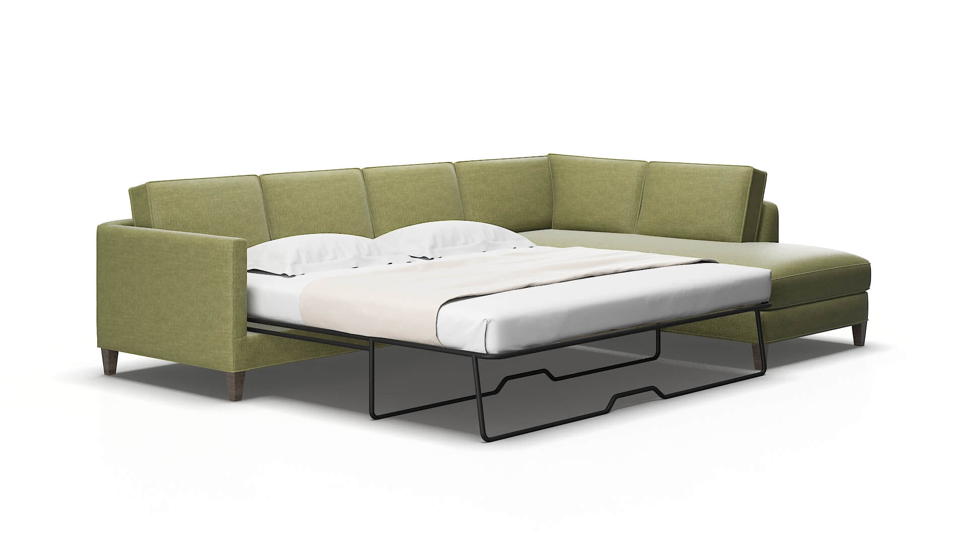 Alps Keylargo grass Panel sleeper Espresso Legs  2