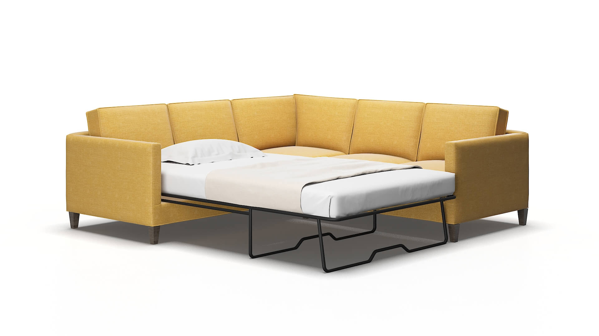 Alps Keylargo honey Sectional sleeper Espresso Legs  2