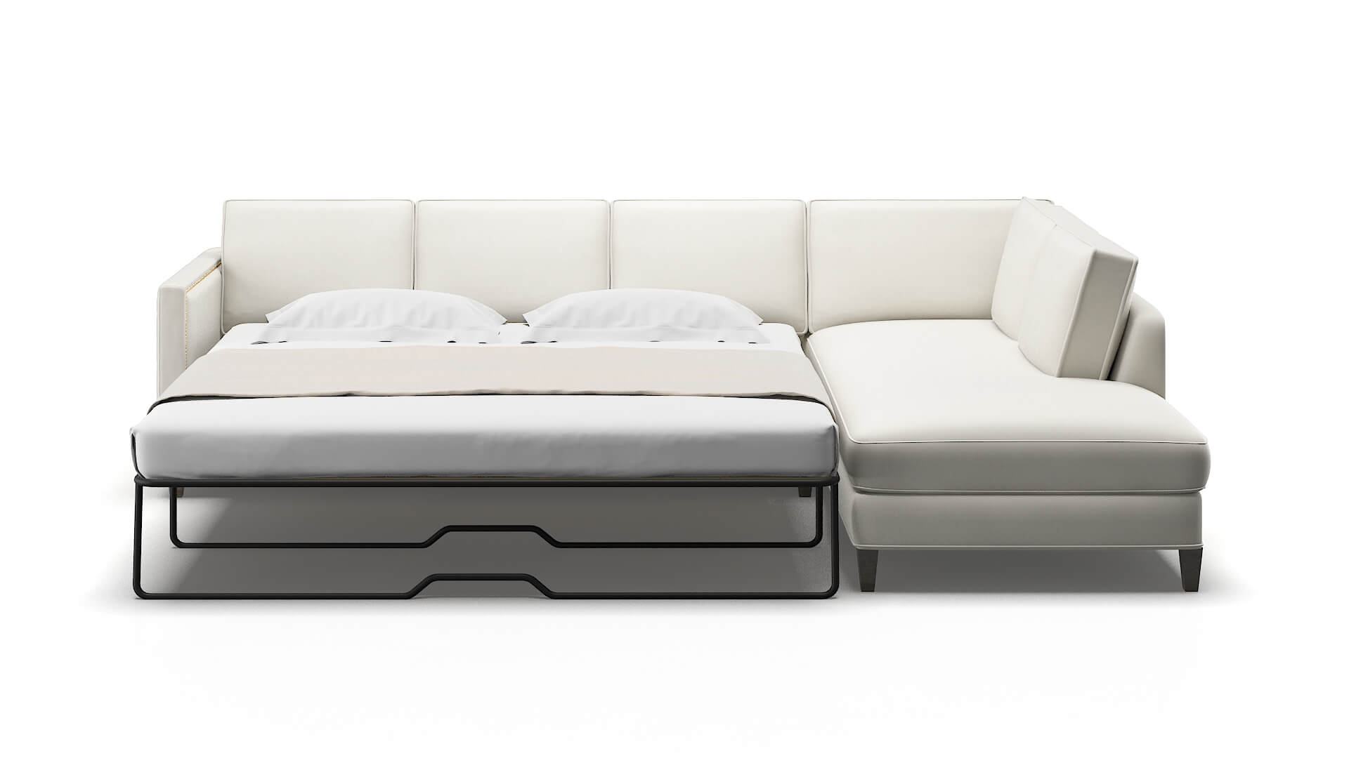 Alps Keylargo Oatmeal Panel Sleeper Espresso legs 1