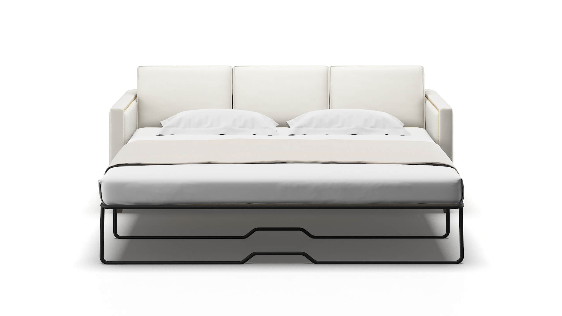 Alps Keylargo Oatmeal Sofa Sleeper Espresso legs 1