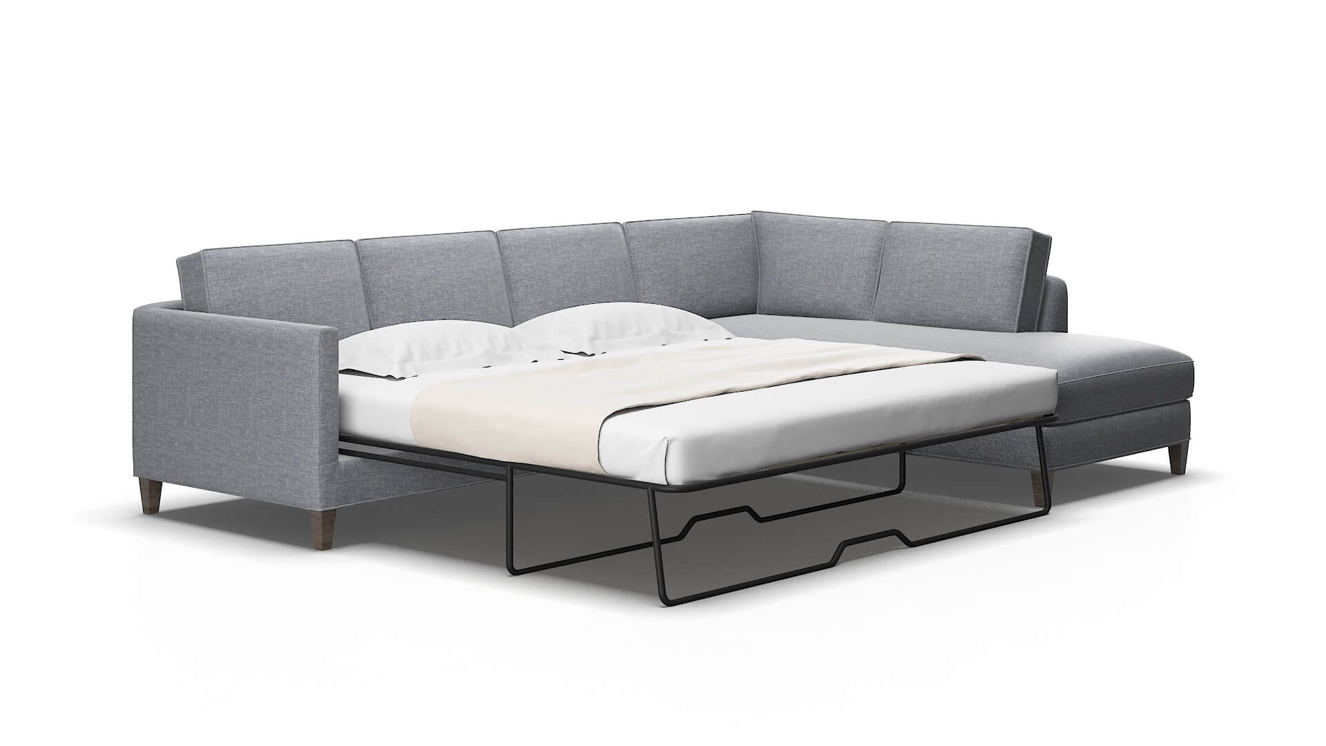 Alps Lana Ash Panel Sleeper Espresso legs 2