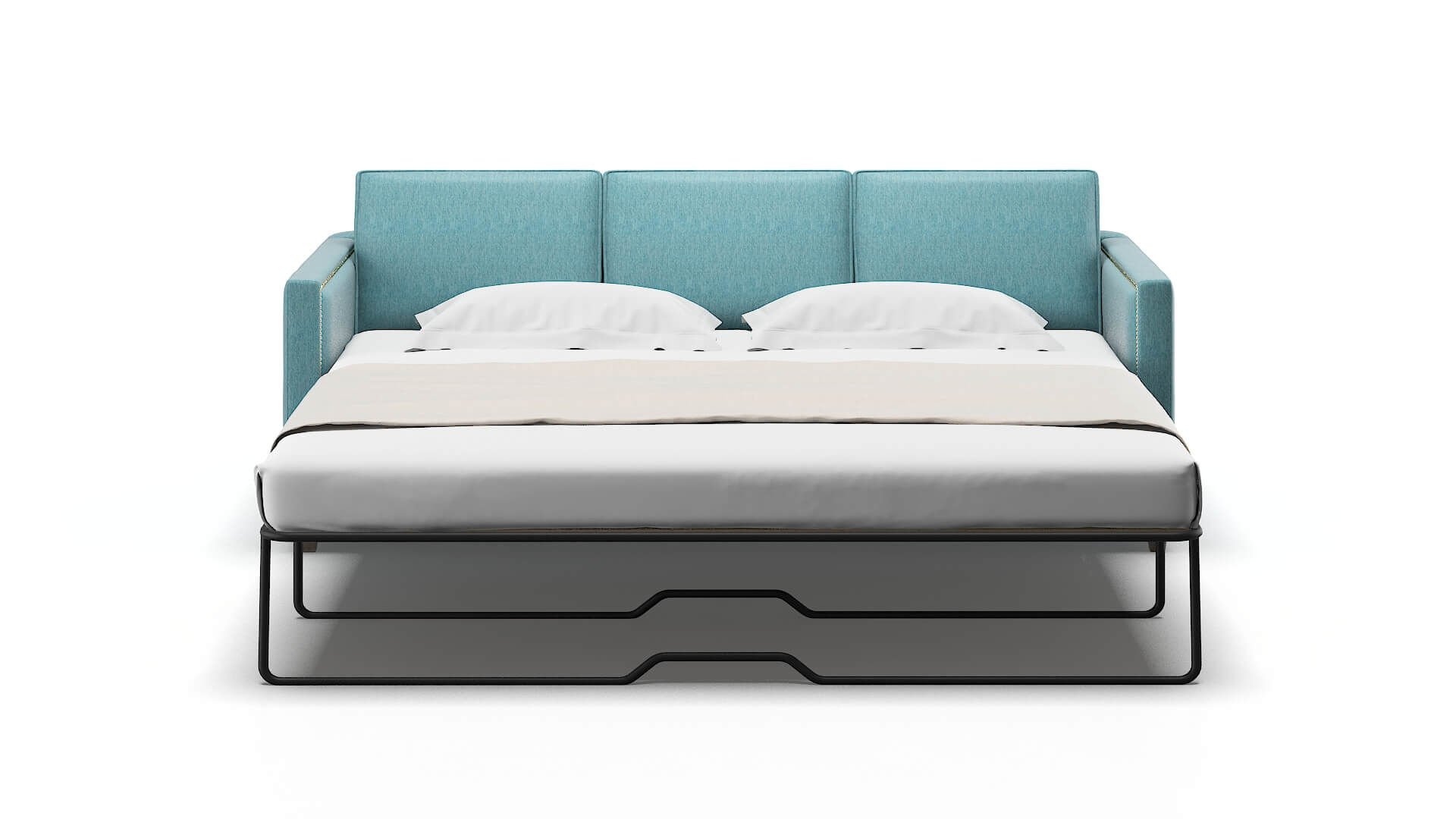 Alps Lana Peacock Sofa Sleeper Espresso legs 1