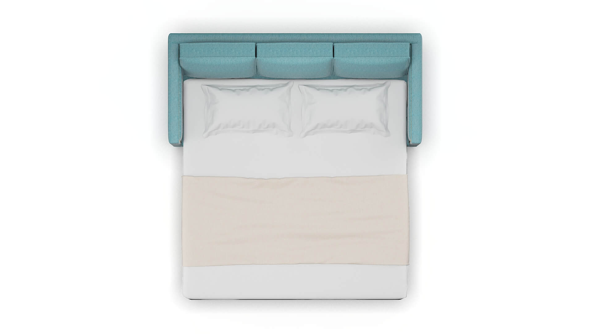 Alps Lana Peacock Sofa Sleeper Espresso legs 3