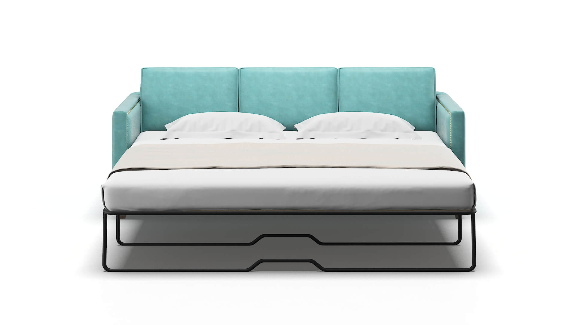 Alps Leslie Caribbean Sofa Sleeper Espresso legs 1