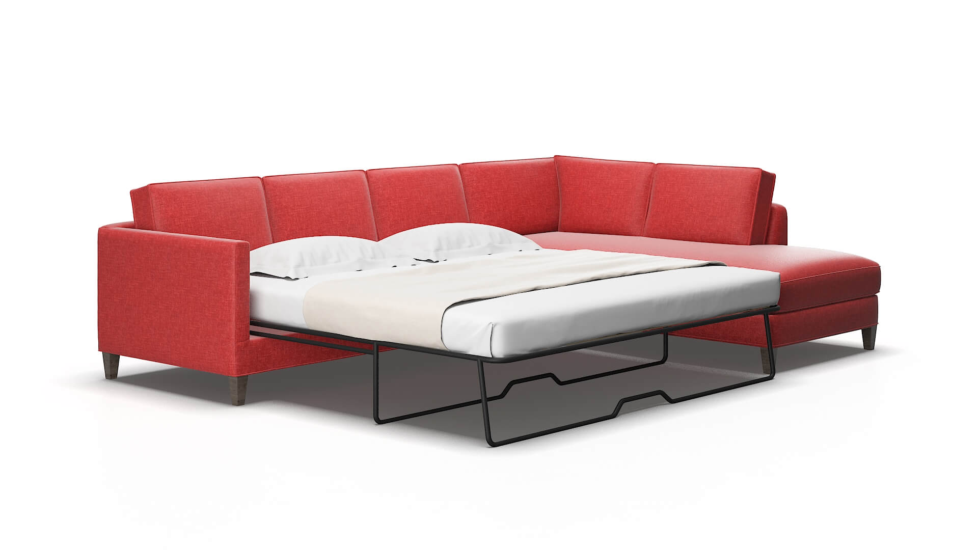 Alps Leslie Poppy Panel Sleeper Espresso legs 2