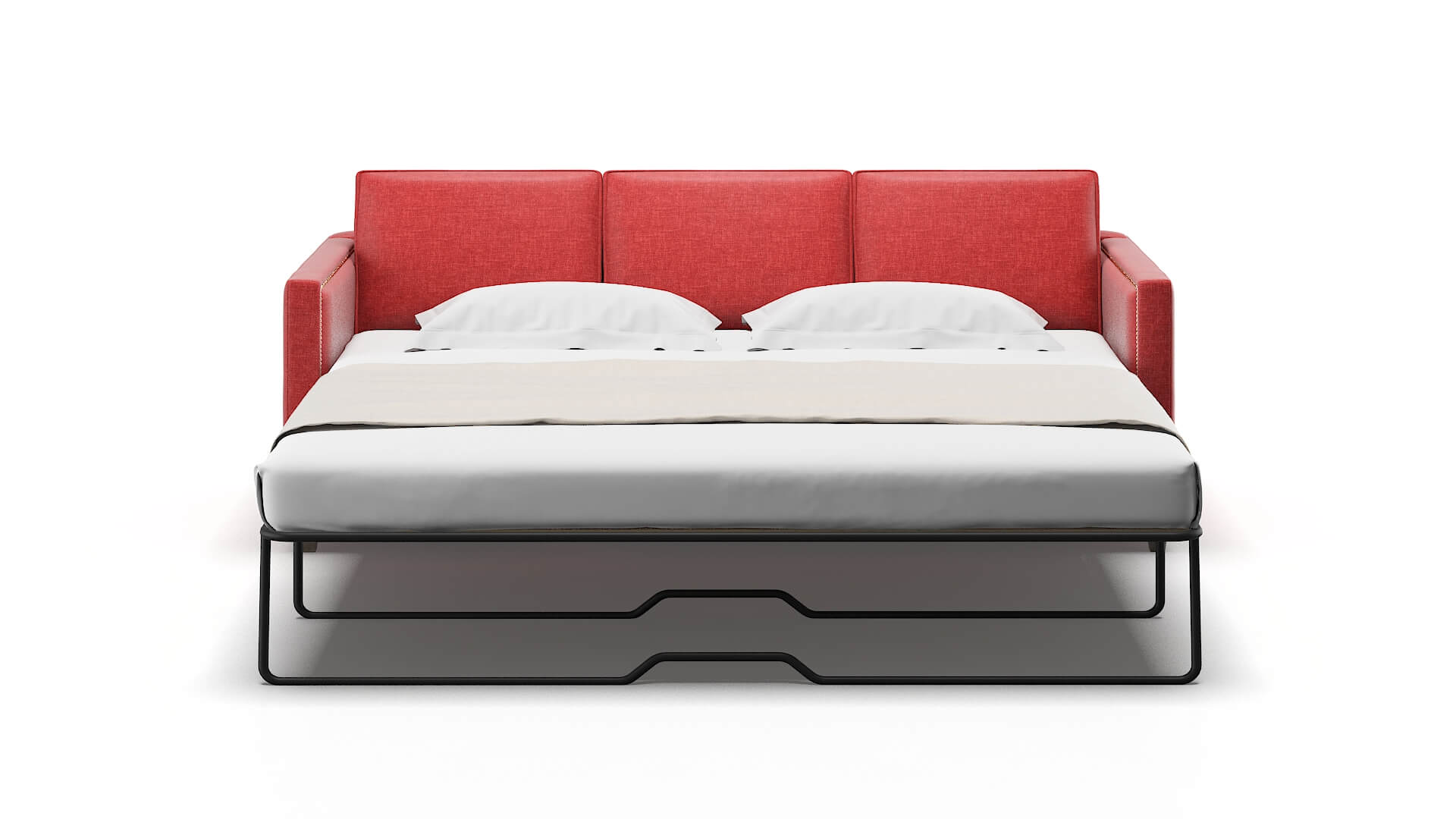 Alps Leslie Poppy Sofa Sleeper Espresso legs 1