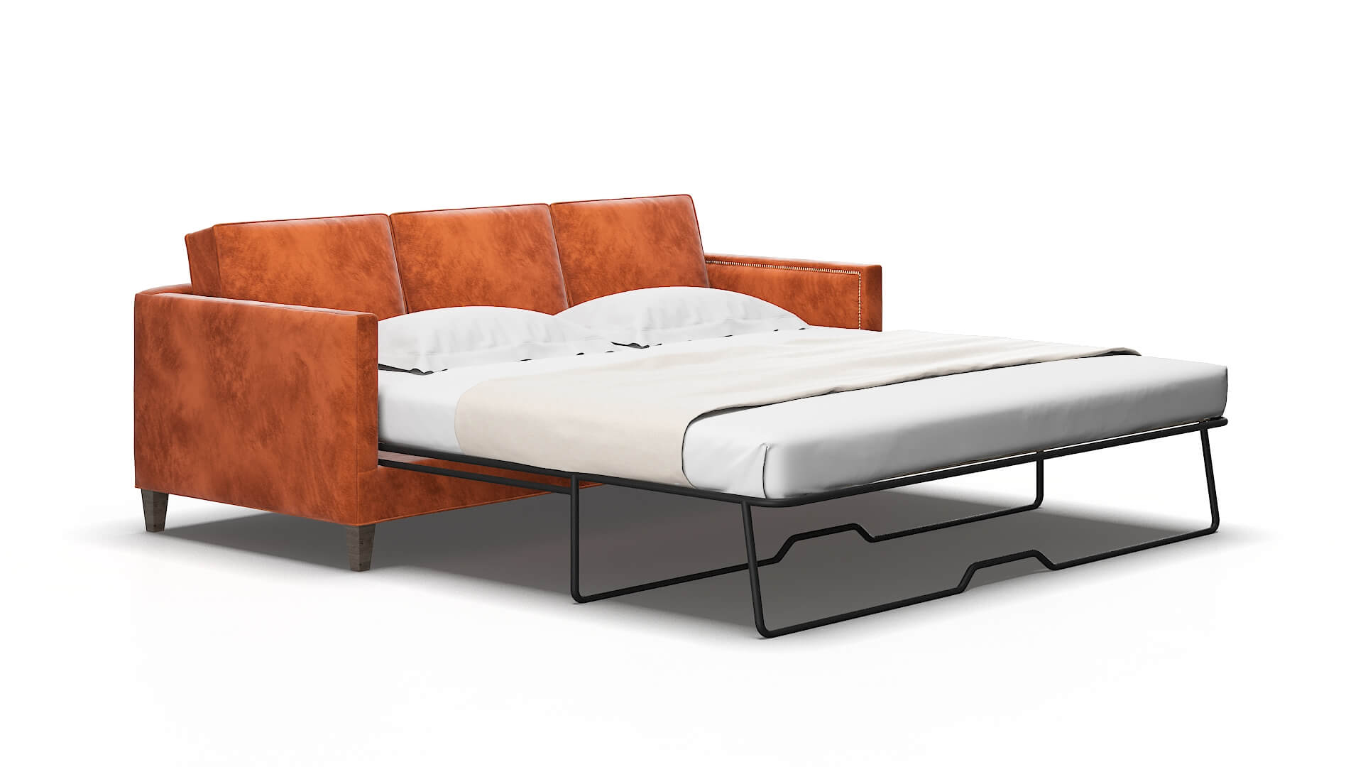 Alps Loft Copper Sofa Sleeper Espresso legs 2