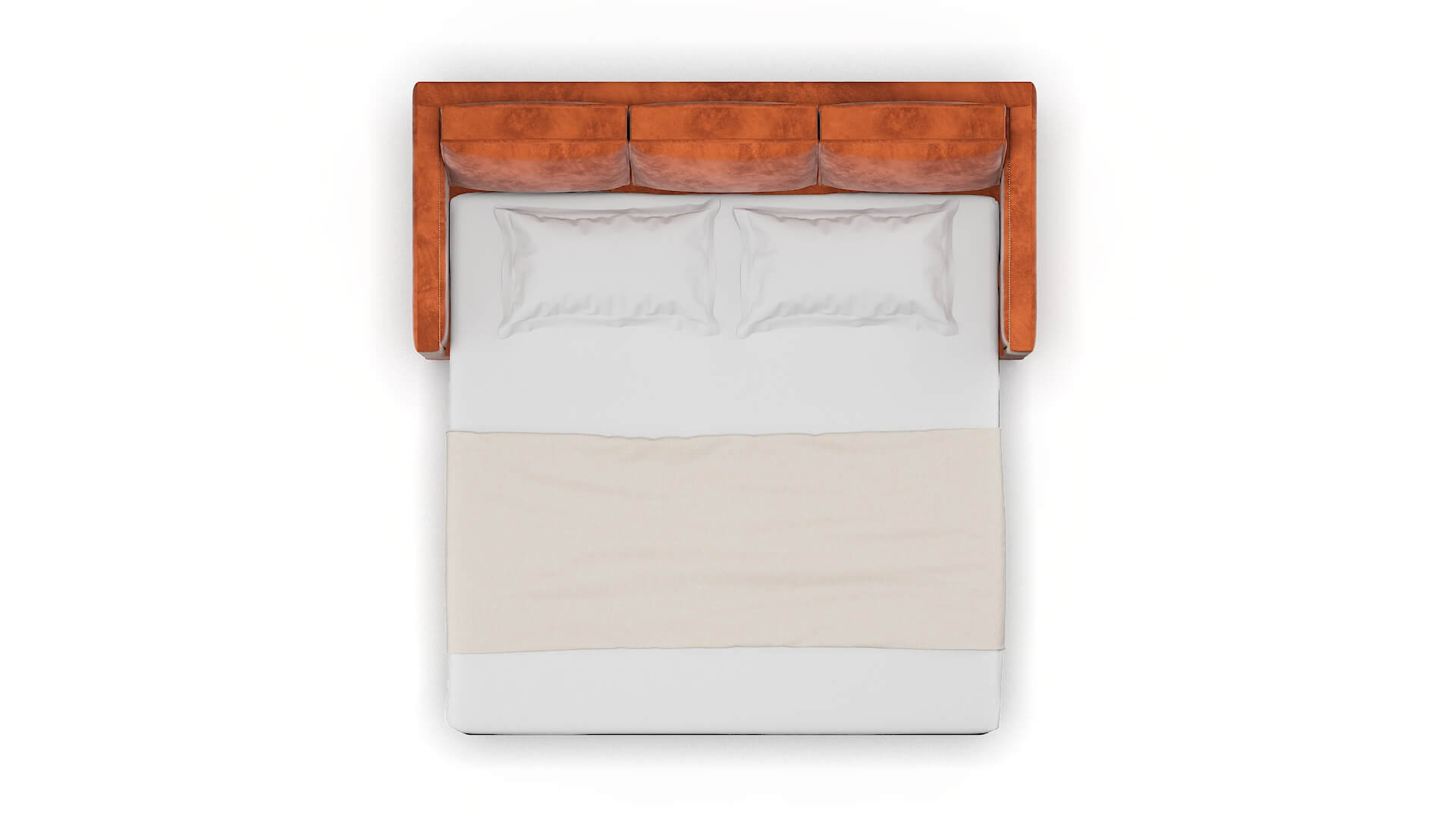 Alps Loft Copper Sofa Sleeper Espresso legs 3