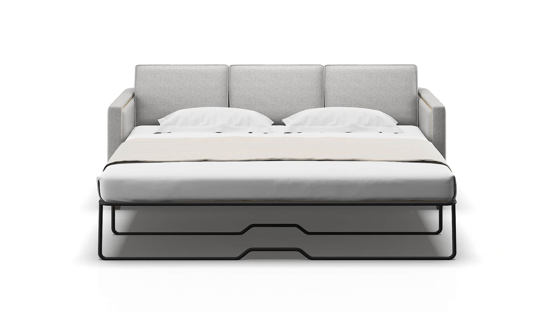 Alps Malibu Dove Sofa Sleeper Espresso legs 1