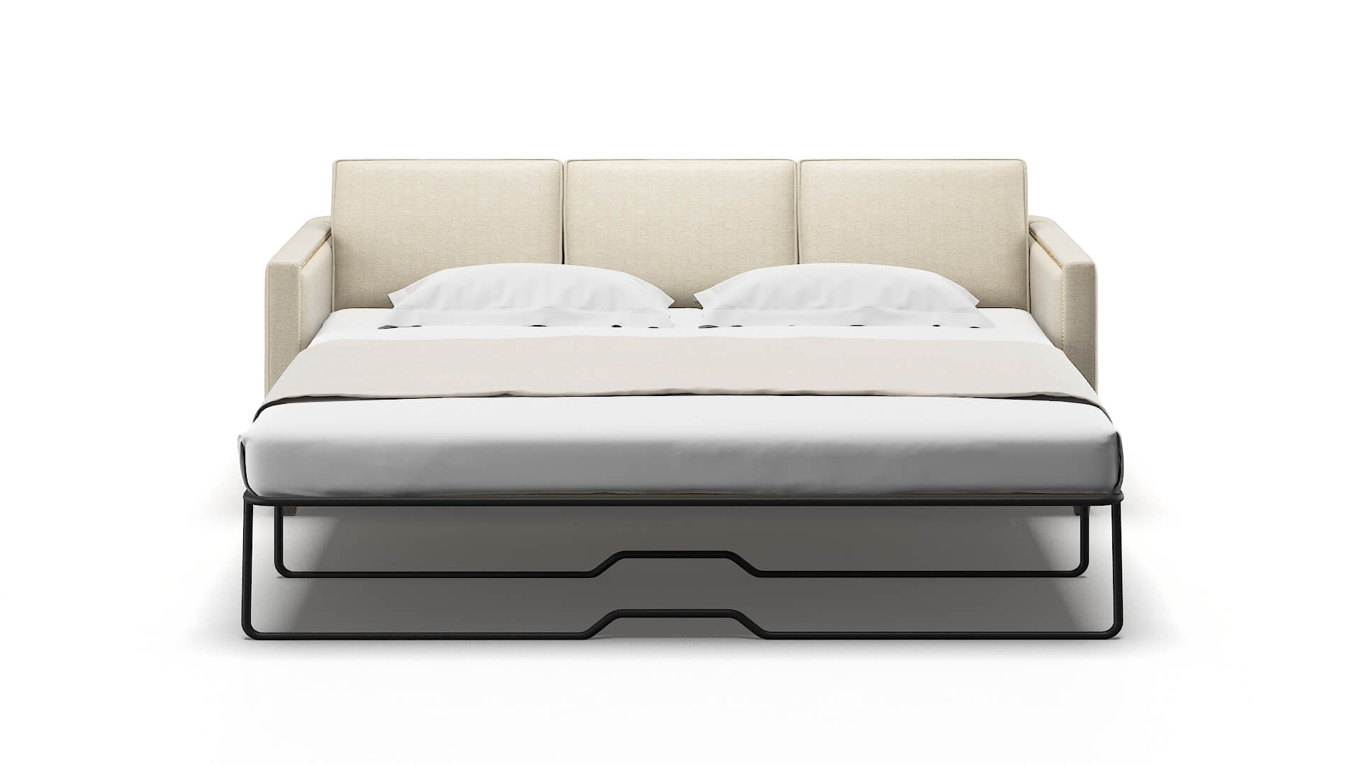 Alps Malibu Sand Sofa Sleeper Espresso legs 1