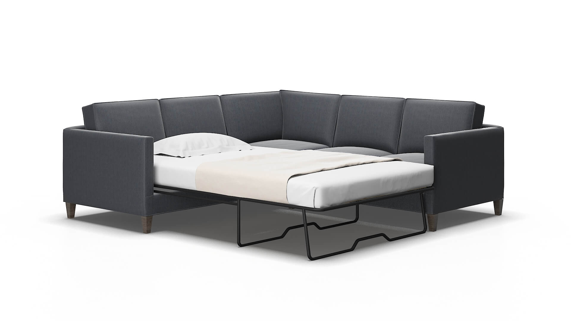 Alps Malibu sea Sectional sleeper Espresso Legs  2