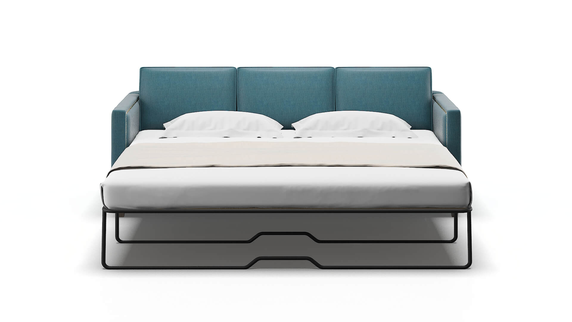 Alps Naples Slate Sofa Sleeper Espresso legs 1