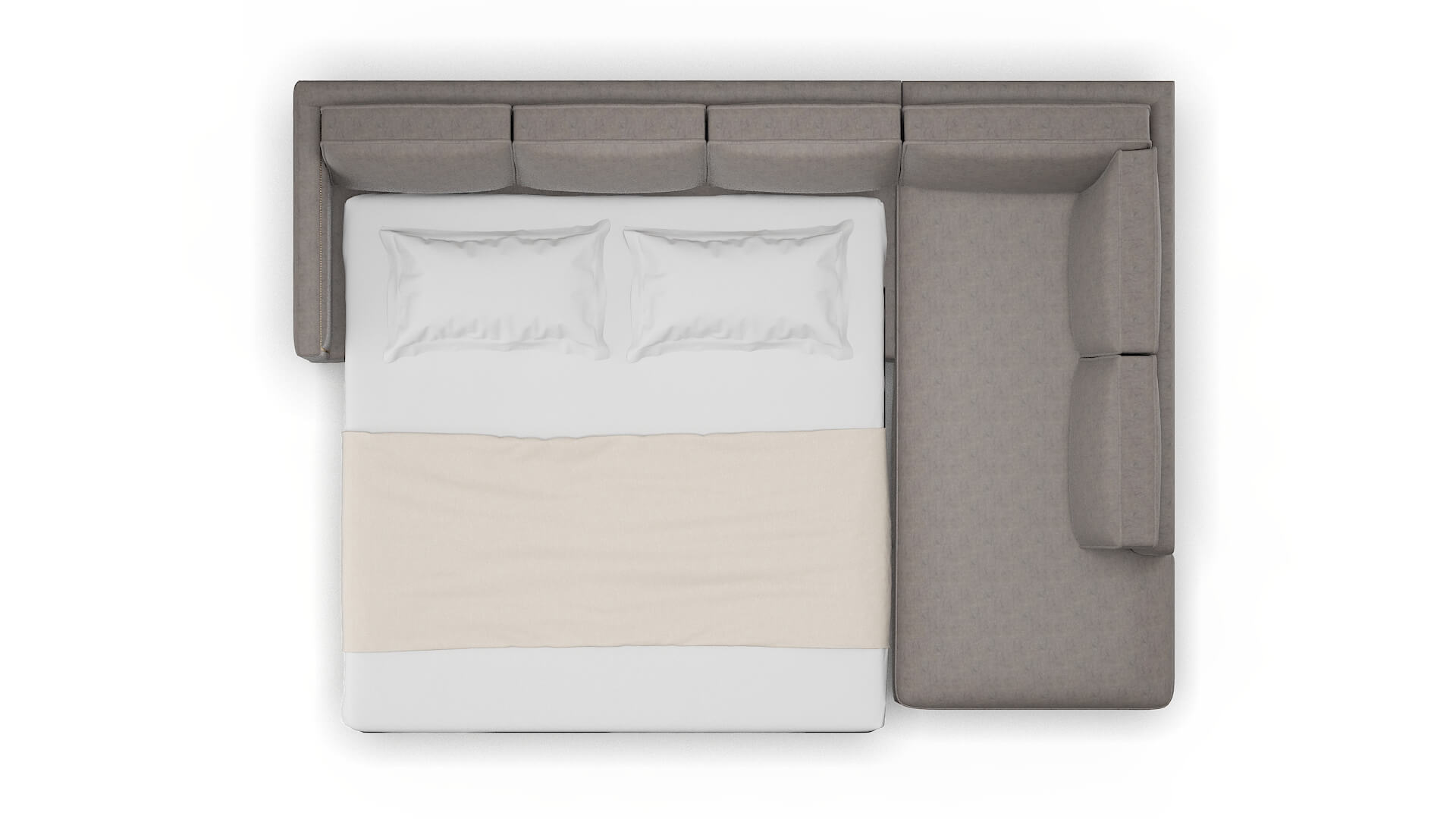 Alps Noble Otter Panel Sleeper Espresso legs 3