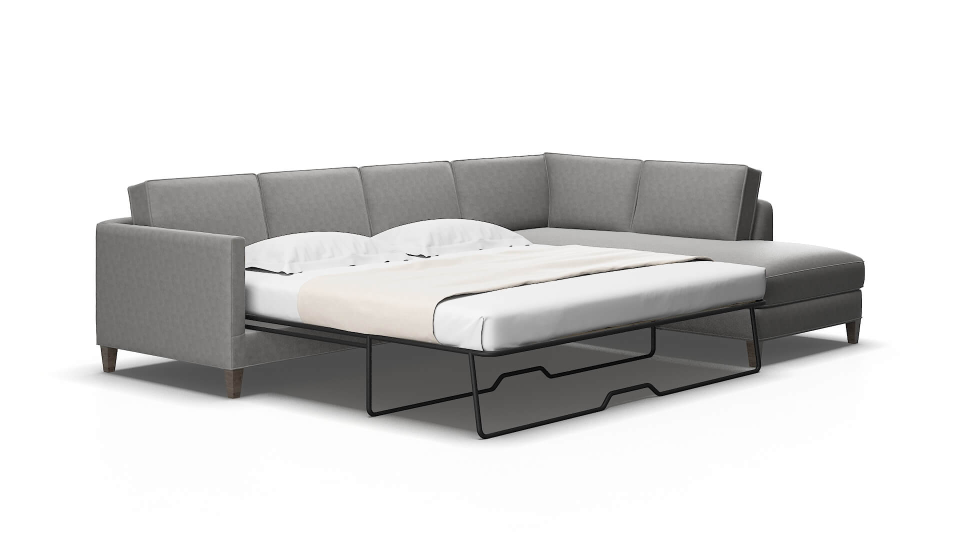 Alps Noble smoke Panel sleeper Espresso Legs  2