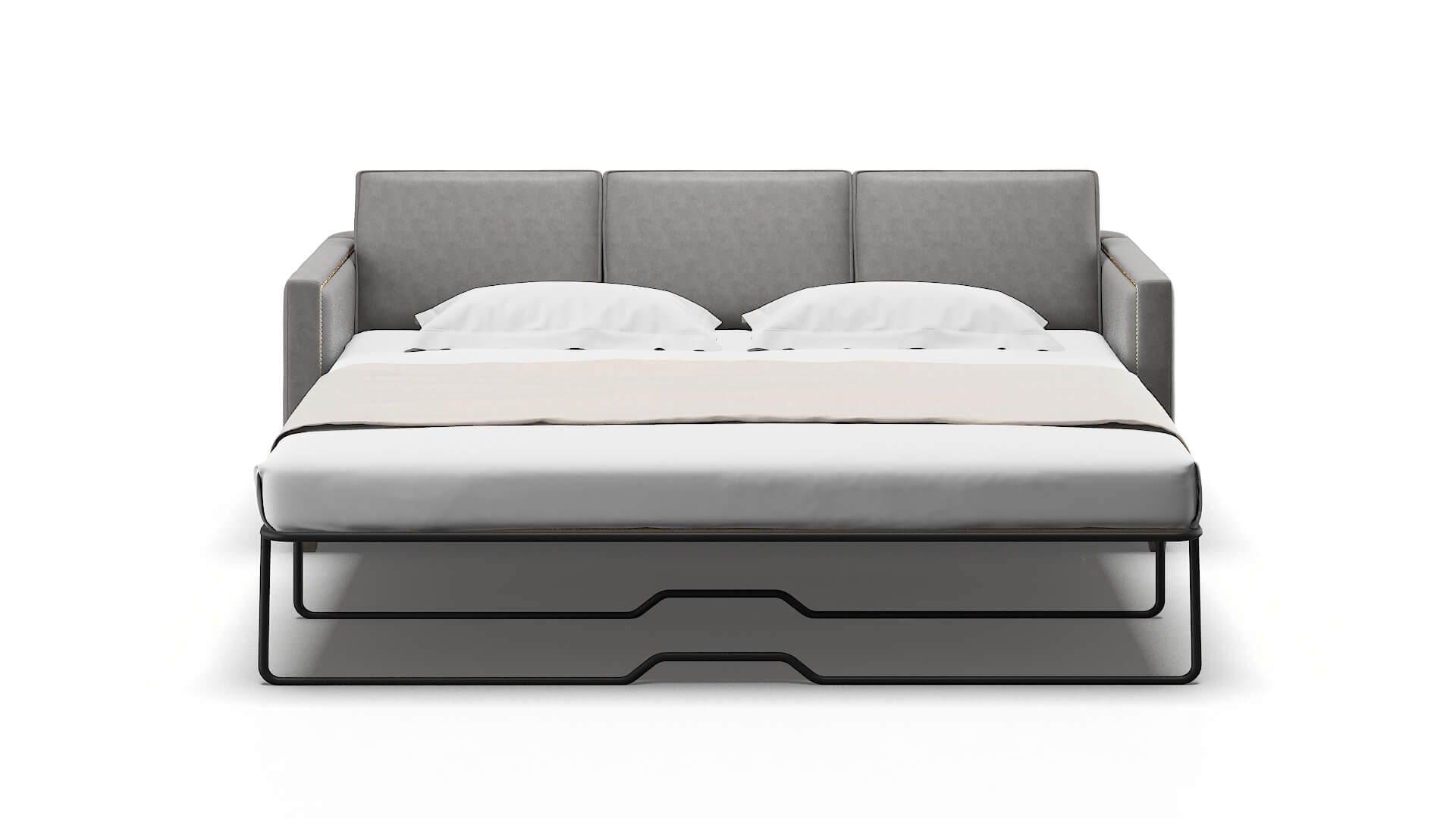 Alps Noble Smoke Sofa Sleeper Espresso legs 1