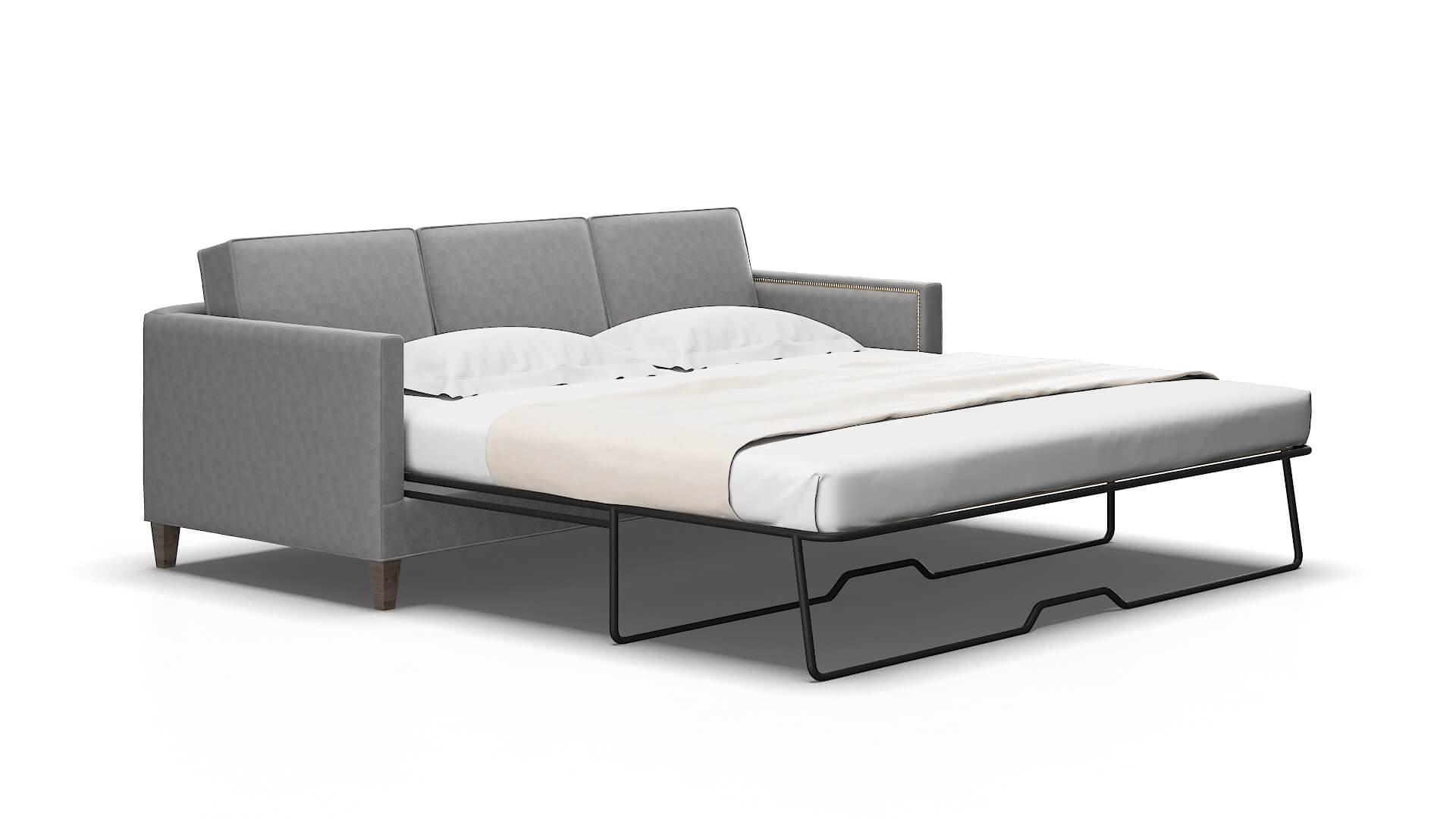 Alps Noble smoke Sofa sleeper Espresso Legs  2