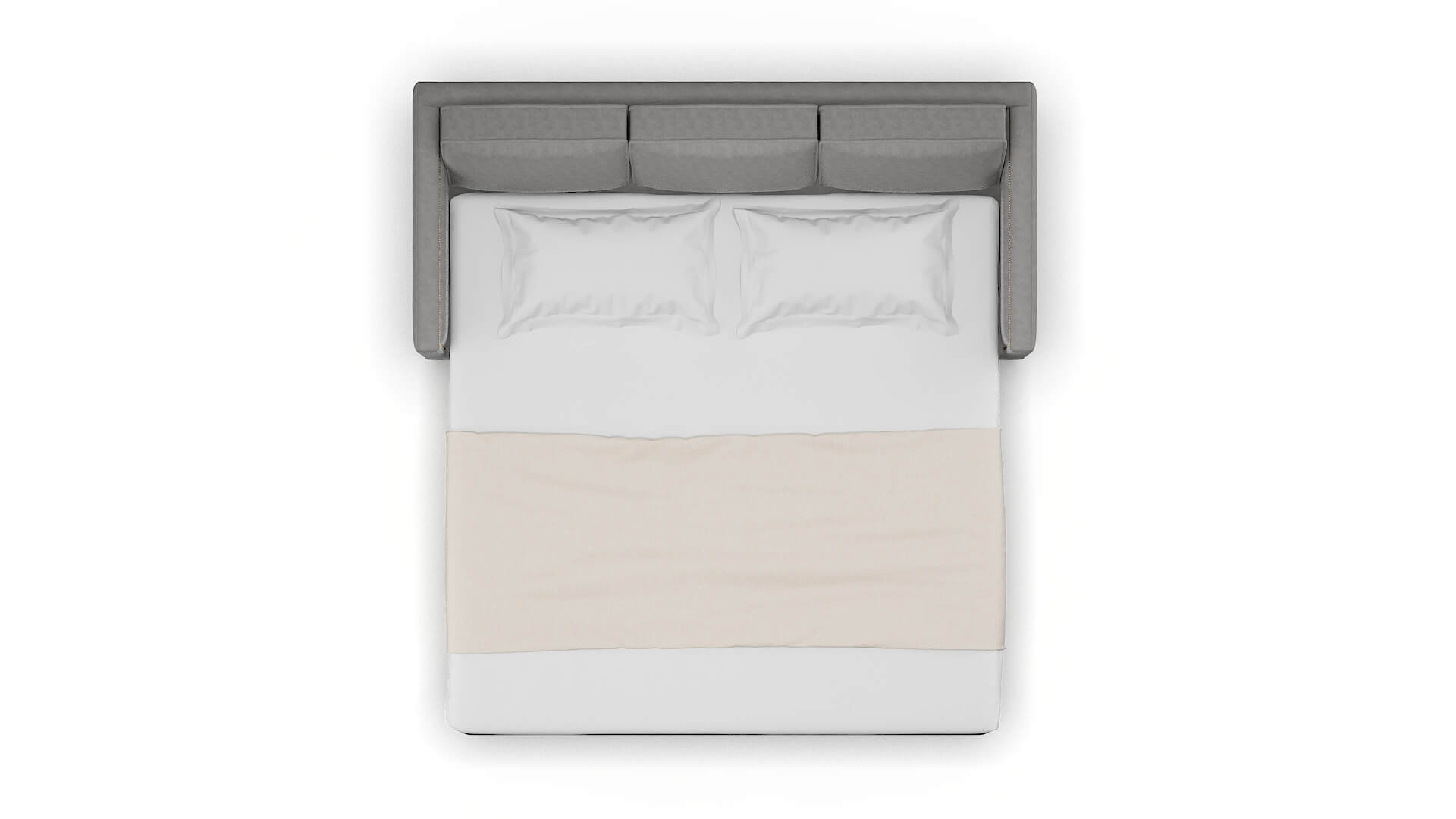 Alps Noble Smoke Sofa Sleeper Espresso legs 3