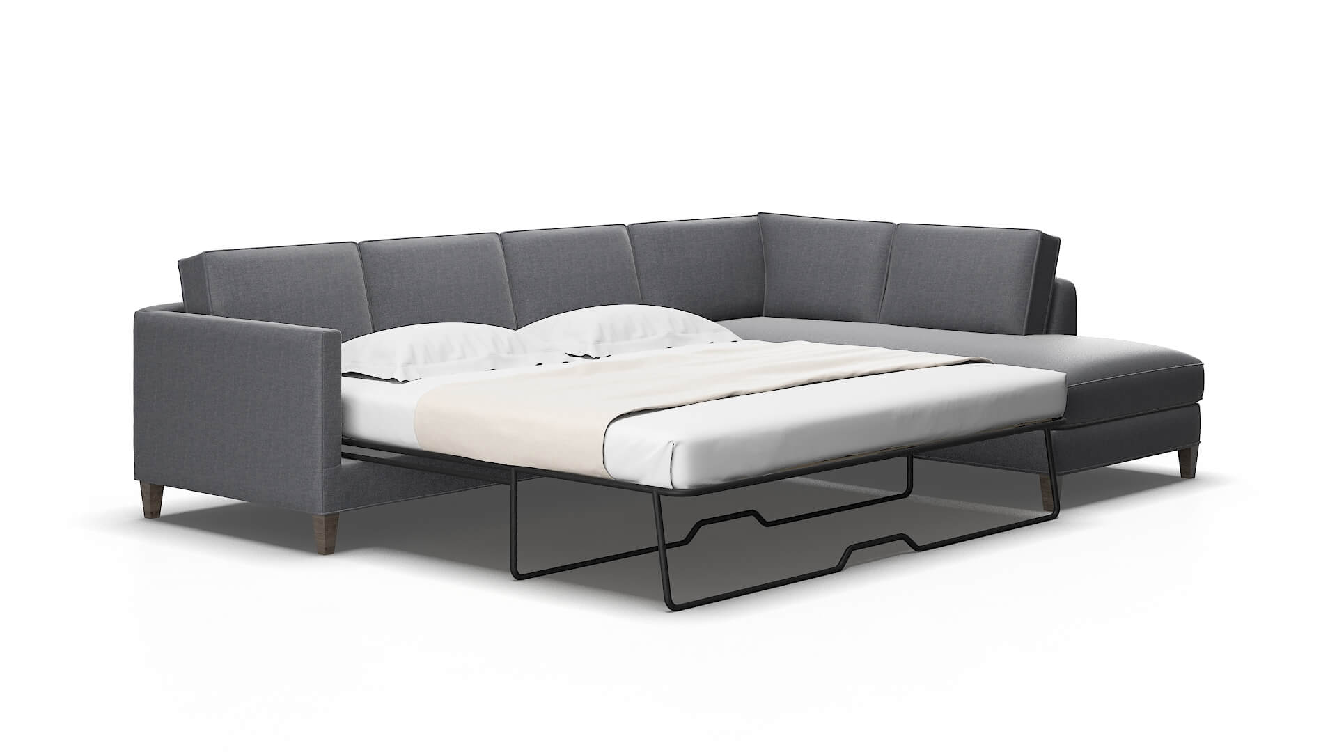Alps Notion graphite Panel sleeper Espresso Legs  2