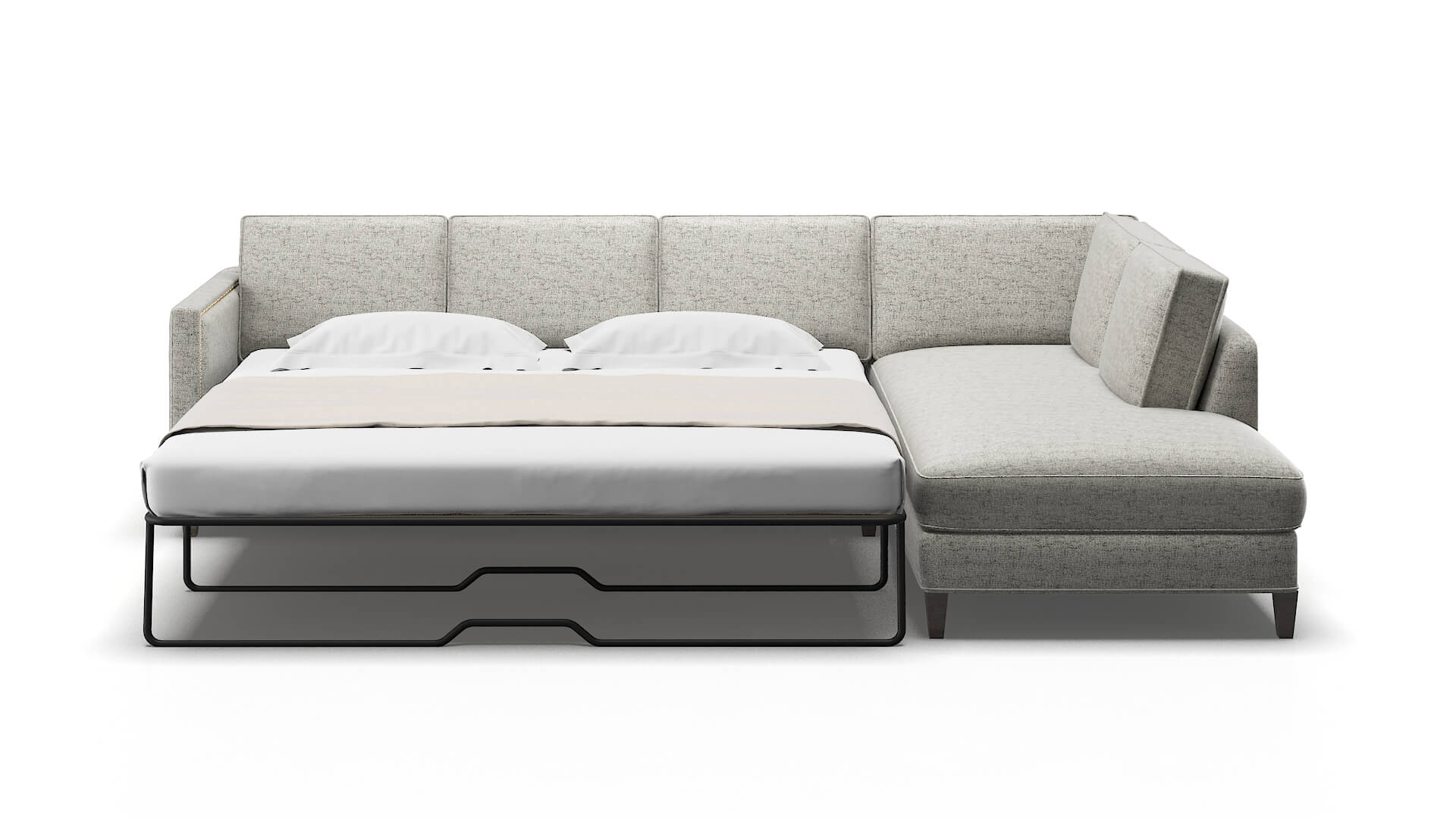 Alps Oceanside Granite Panel Sleeper Espresso legs 1