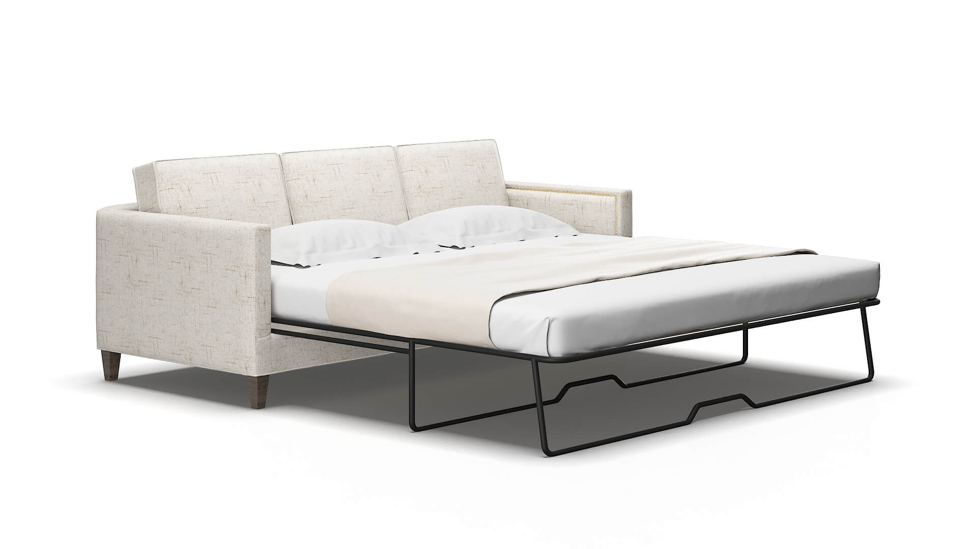 Alps Oceanside natural Sofa sleeper Espresso Legs  2