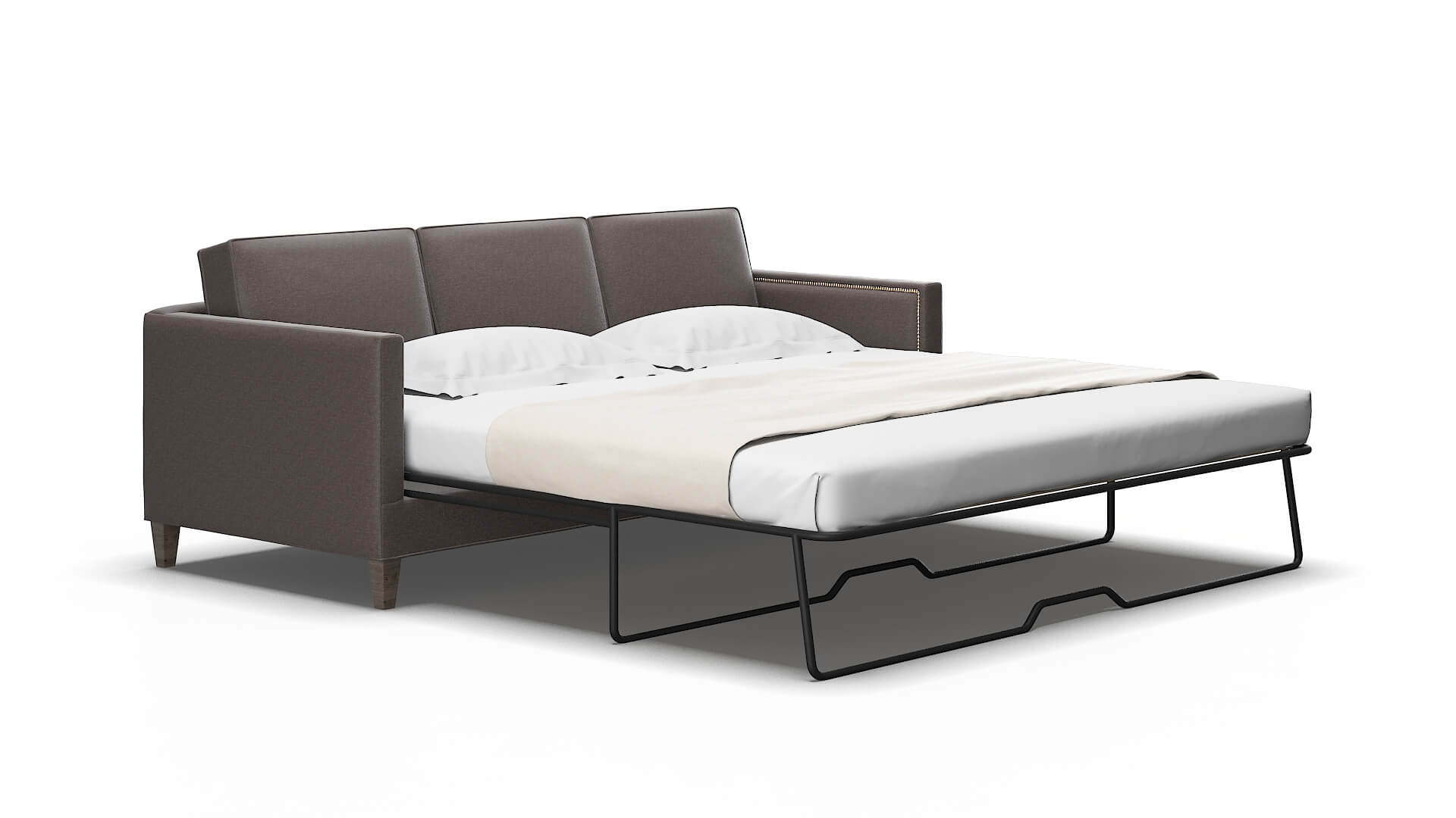 Alps Oscar Chocolate Sofa Sleeper Espresso legs 2