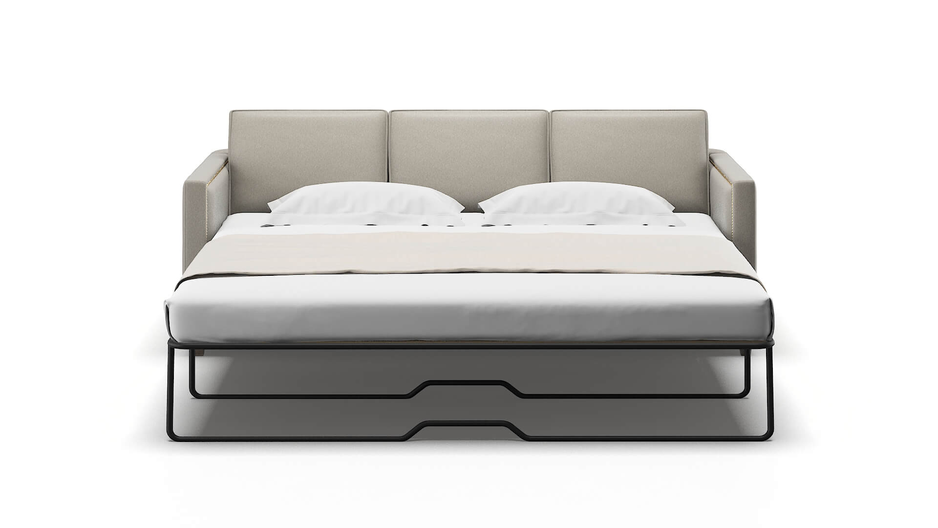 Alps Oscar Silver Sofa Sleeper Espresso legs 1