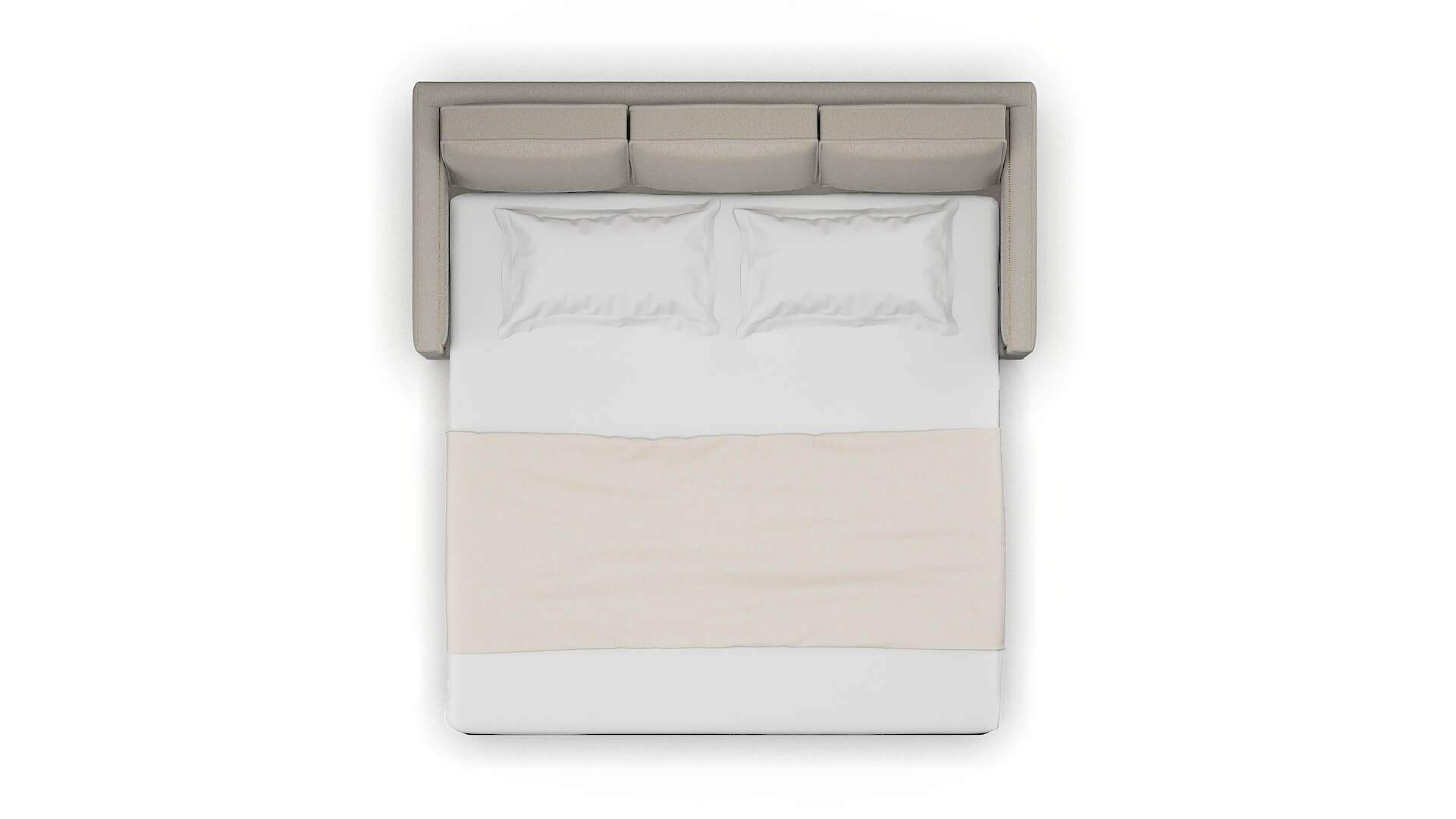 Alps Oscar Silver Sofa Sleeper Espresso legs 3