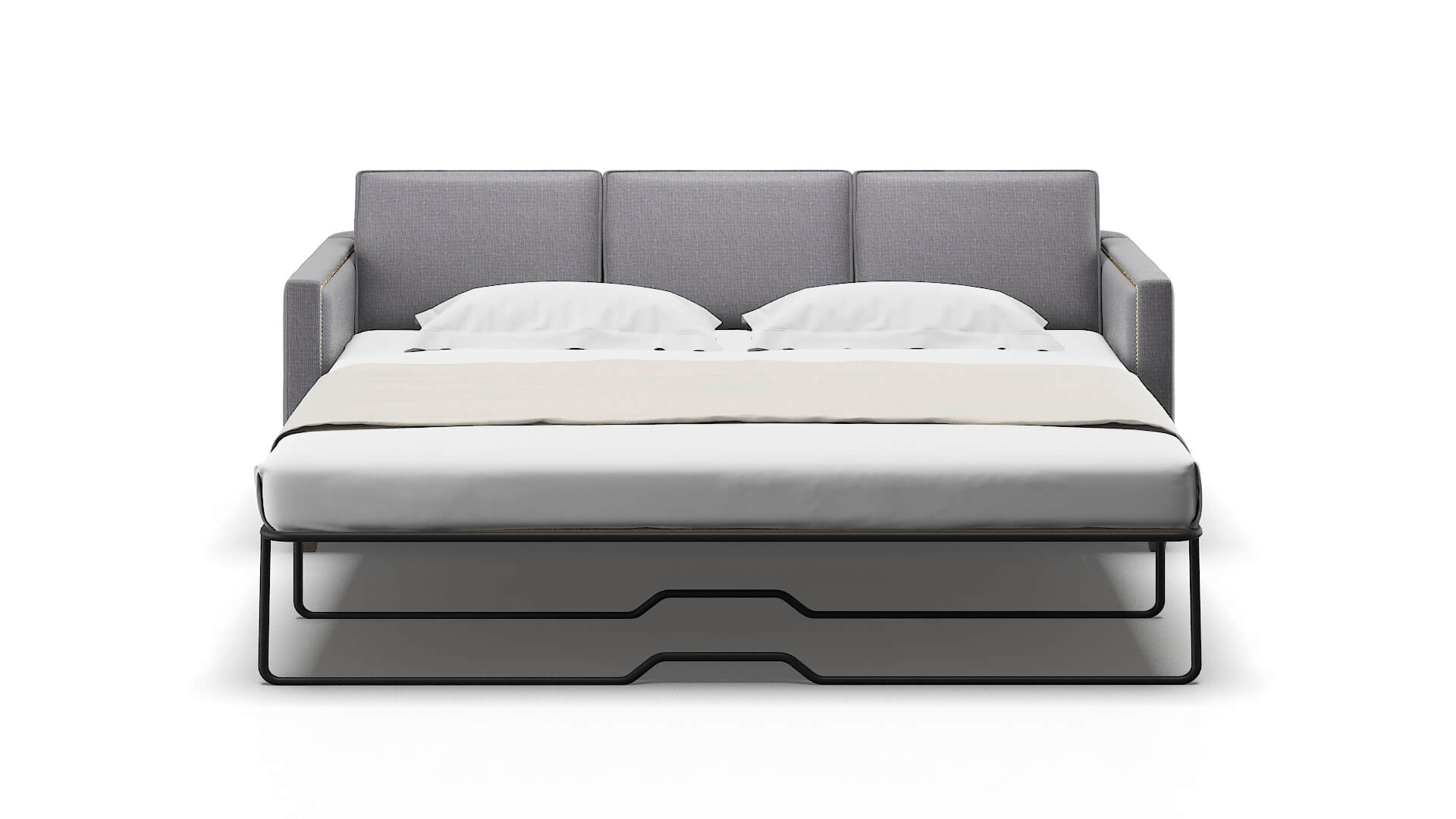 Alps Parker Ash Sofa Sleeper Espresso legs 1