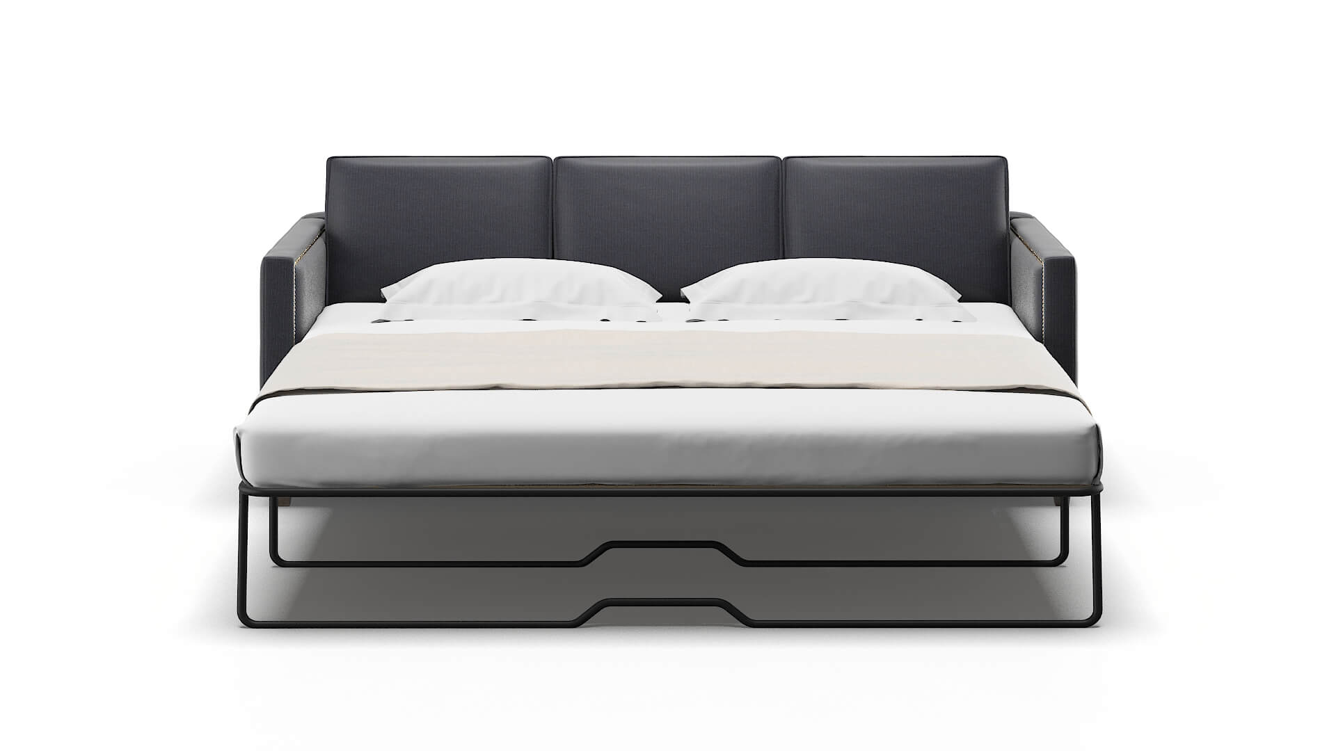 Alps Parker Midnight Sofa Sleeper Espresso legs 1