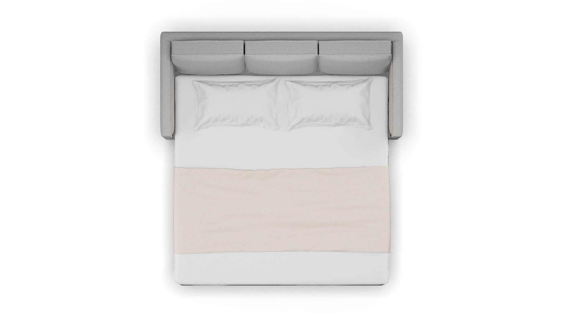 Alps Parker Silver Sofa Sleeper Espresso legs 3