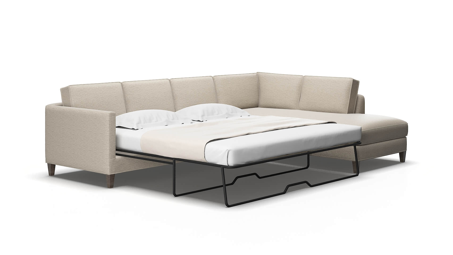 Alps Parker Wheat Panel Sleeper Espresso legs 2