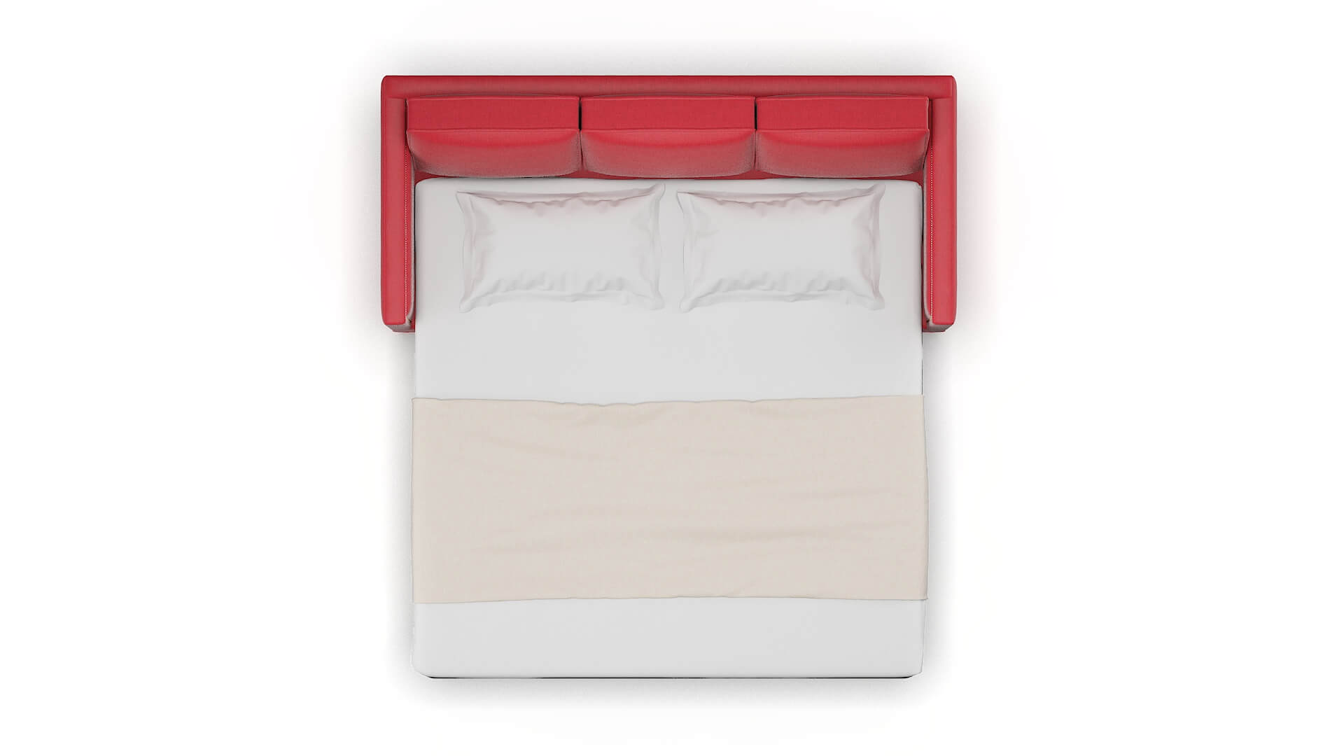 Alps Pauline Ruby Sofa Sleeper Espresso legs 3