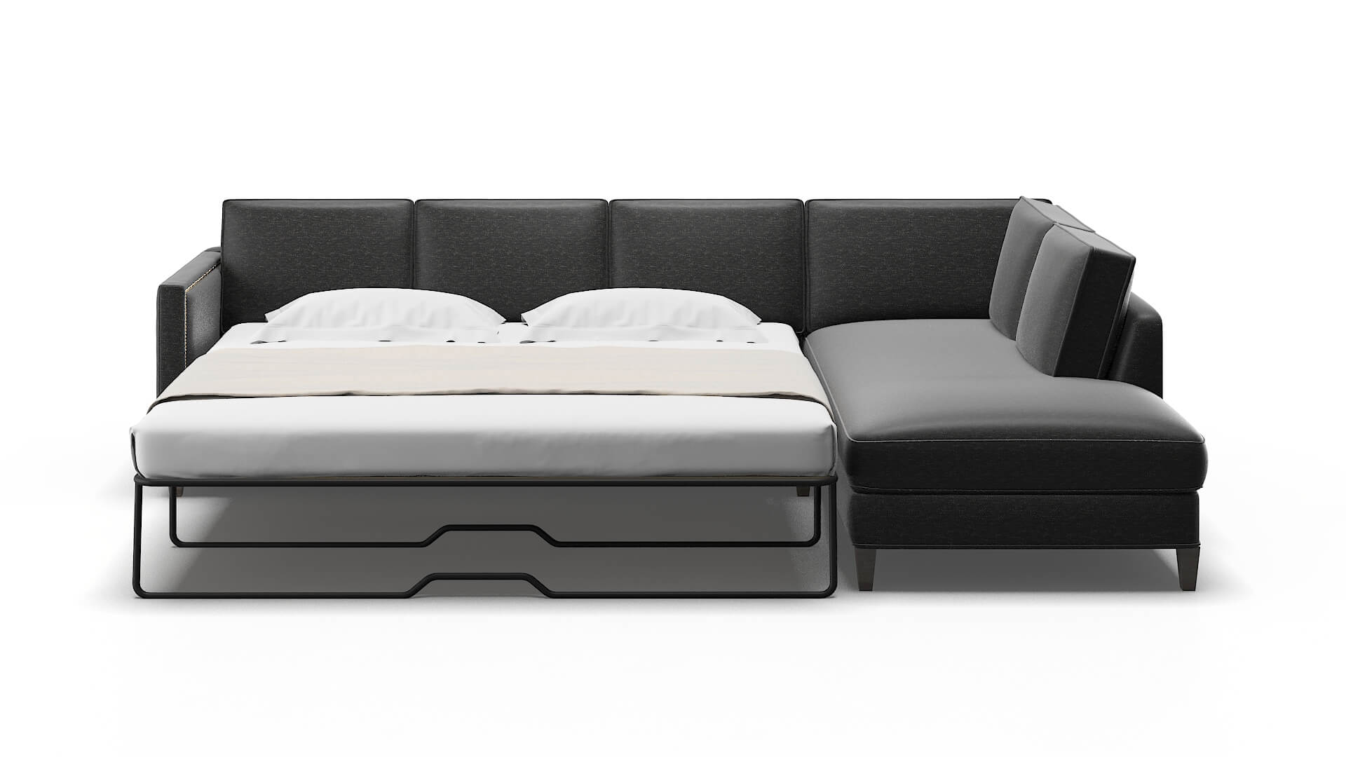 Alps Phoenix Charcoal Panel Sleeper Espresso legs 1