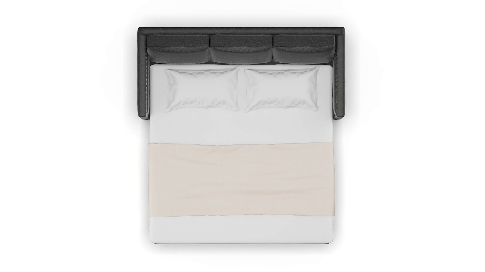 Alps Phoenix Charcoal Sofa Sleeper Espresso legs 3