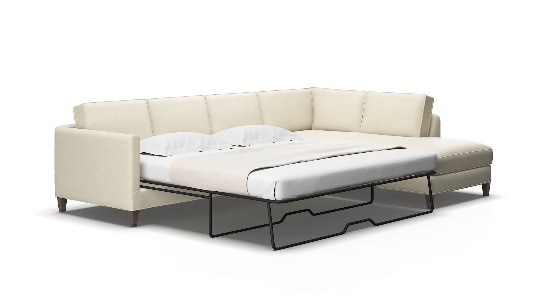 Alps Phoenix Ivory Panel Sleeper espresso legs 2