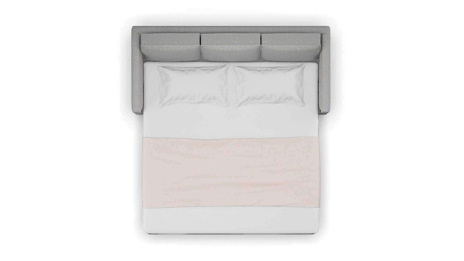 Alps Phoenix Smoke Sofa Sleeper Espresso legs 3